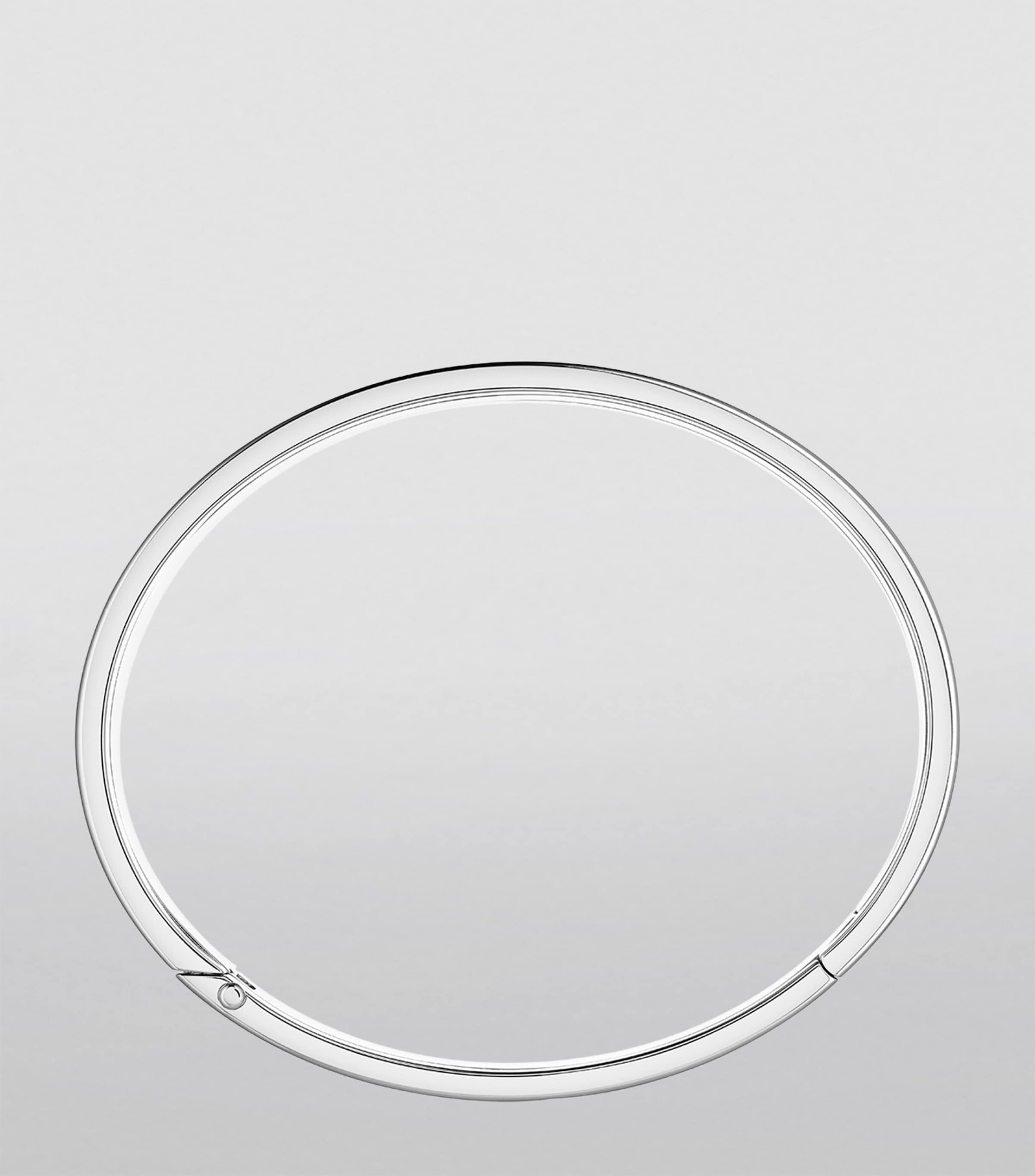 White Gold and Diamond Quatre Classique Bangle WHITE GOLD Image 3