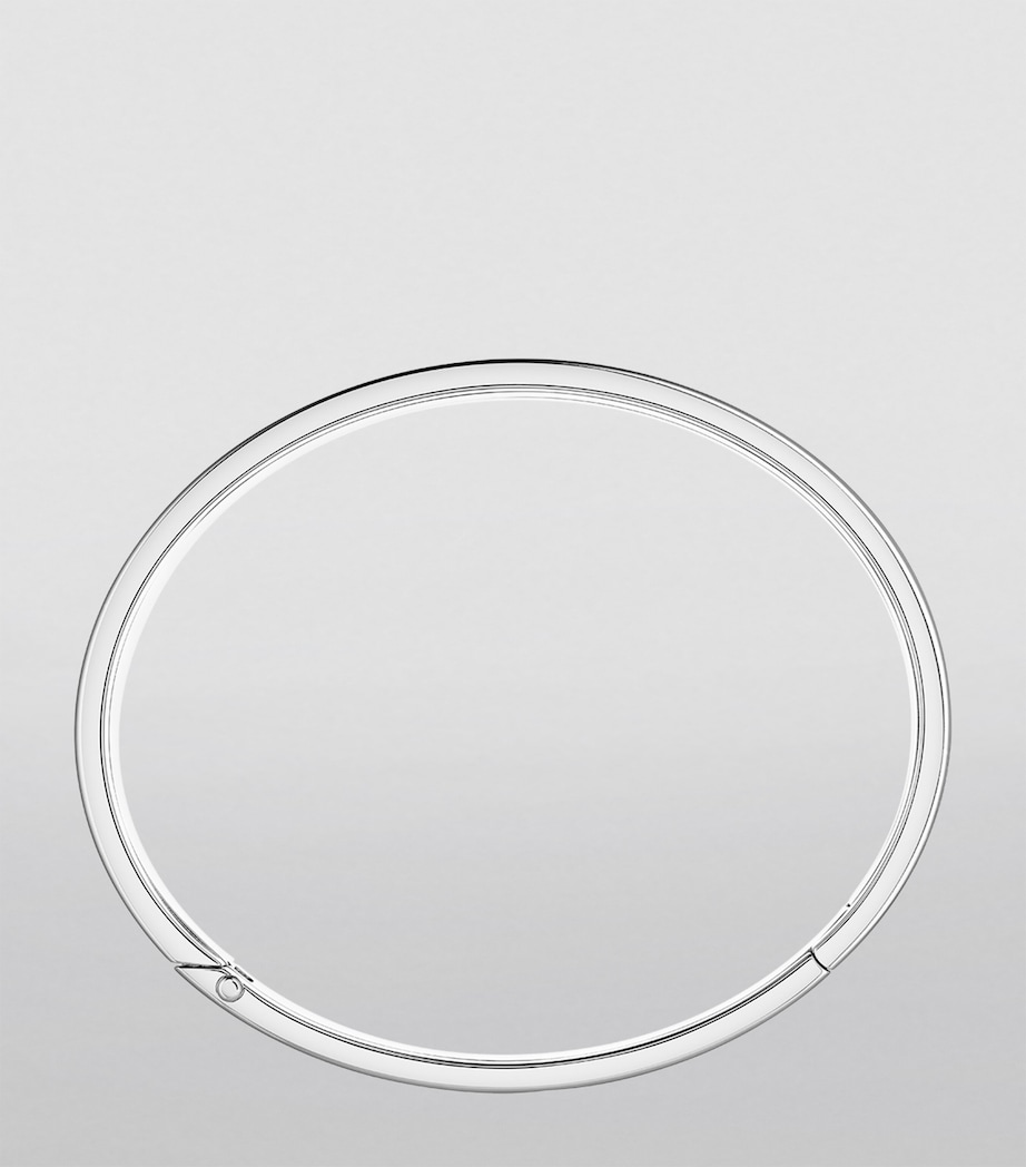 White Gold and Diamond Quatre Classique Bangle WHITE GOLD Image 3