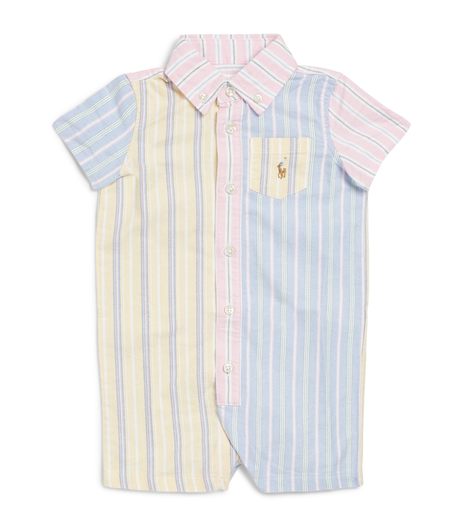 Ralph Lauren Kids Cotton Oxford Fun Playsuit (6-18 Months) Image 1
