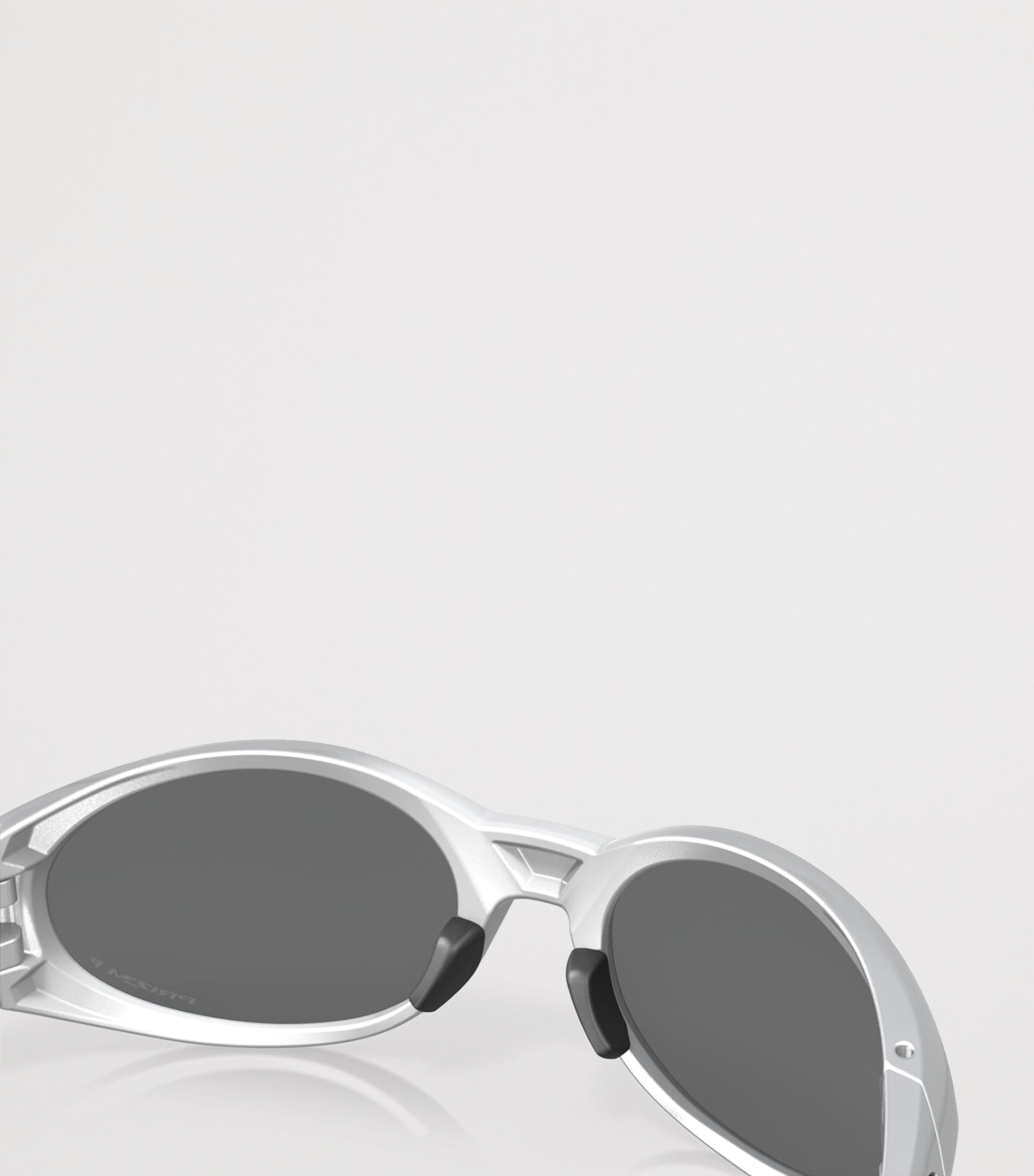 Oakley Eye Jacket Redux Oval Sunglasses Silver Image 8