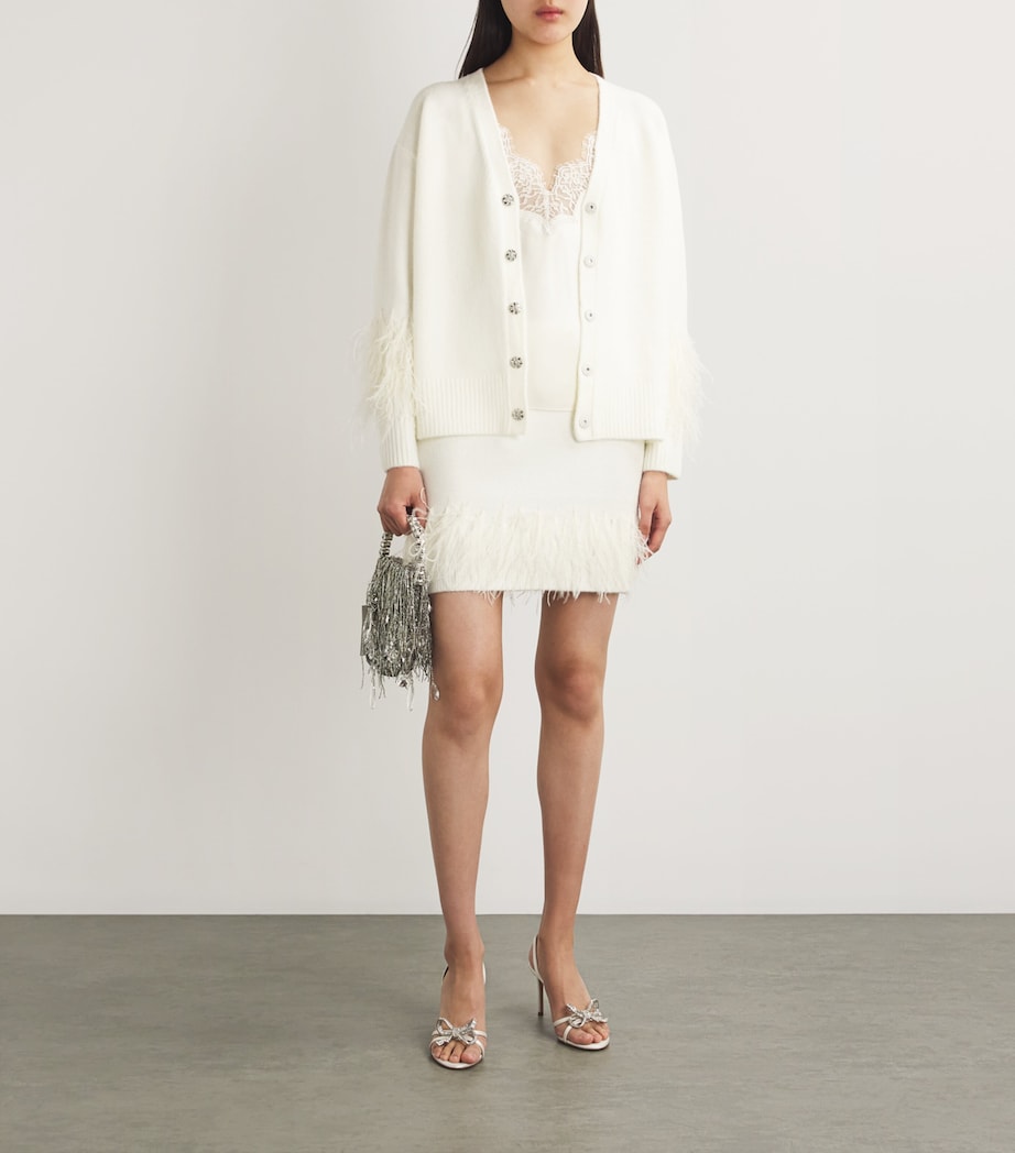 Feather Briana Mini Skirt IVORY Image 2