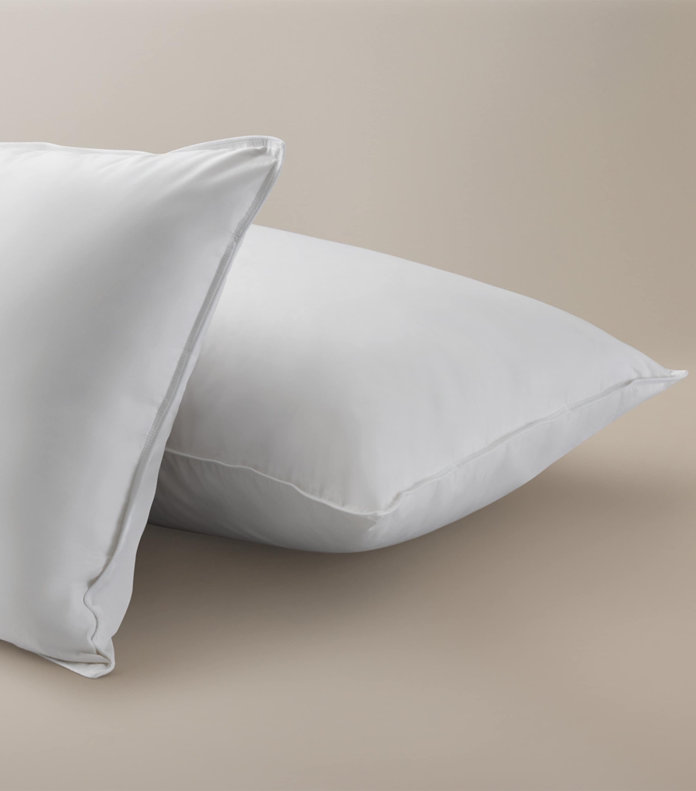 Medium Goose Down-Feather King Pillow (50cm x 90cm) WHITE Image 3