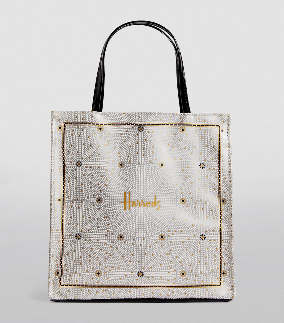 Small Mosaic Floor Shopper Bag BLUE Image 4