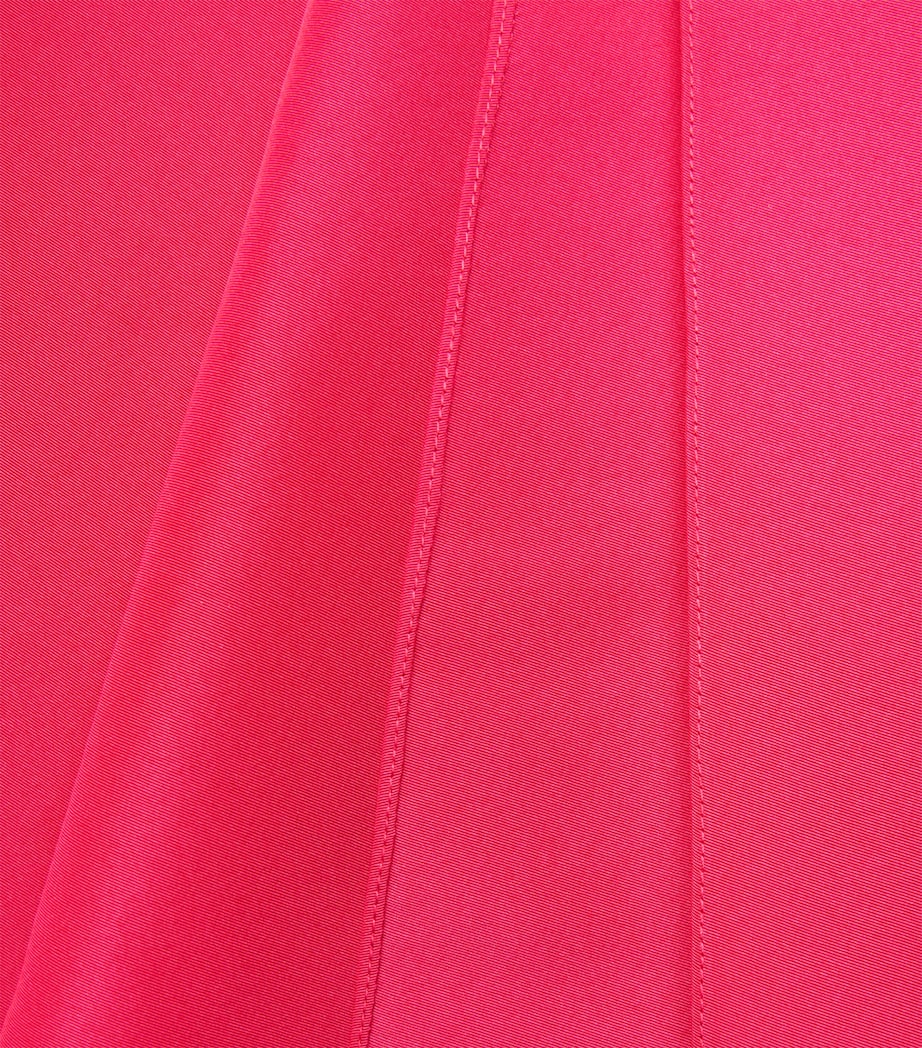 Carolina Herrera Womens Train Column Gown Cranberry Image 6