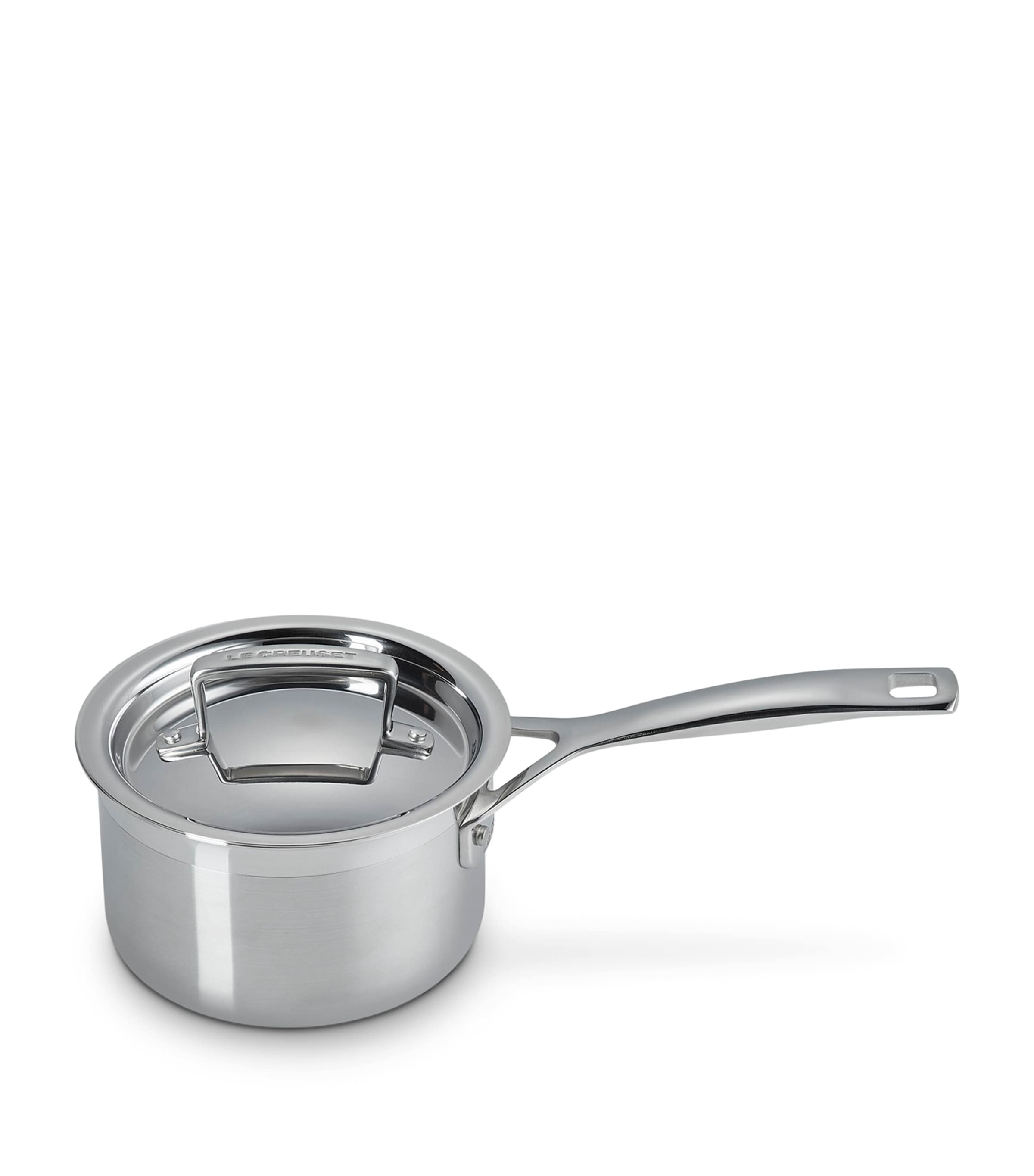 Le Creuset 3-Ply Stainless Steel Saucepan (14cm) Image 4