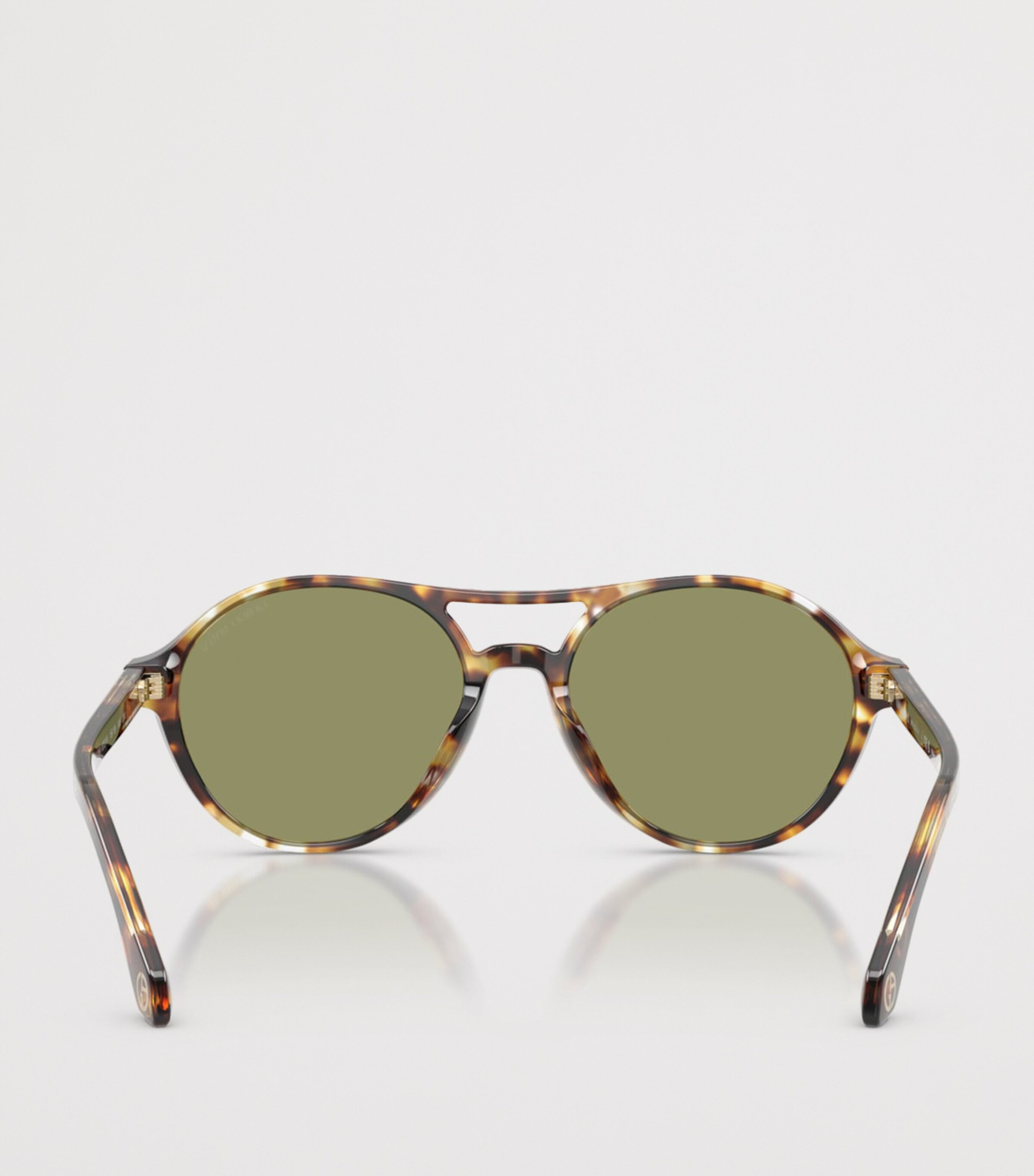 Giorgio Armani Tortoiseshell Round Sunglasses Image 4