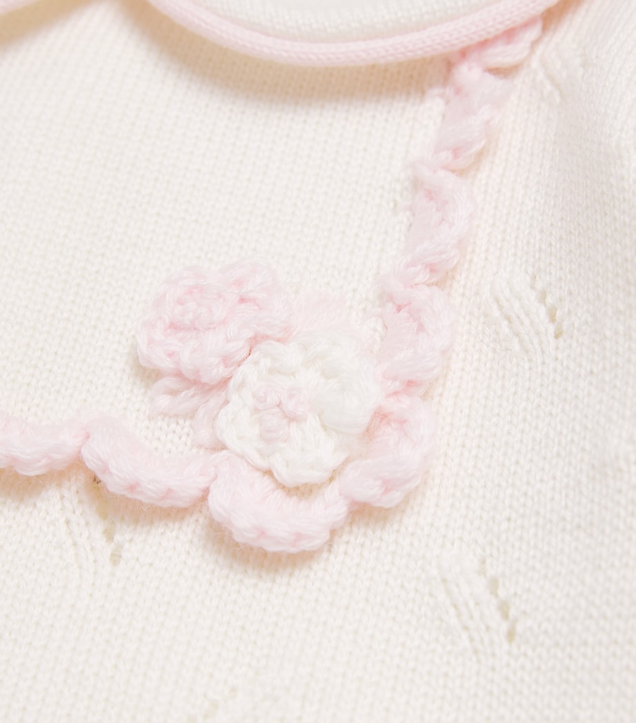 Wool Floral Sweater and Trousers Set (1-24 Months) BL Image 4