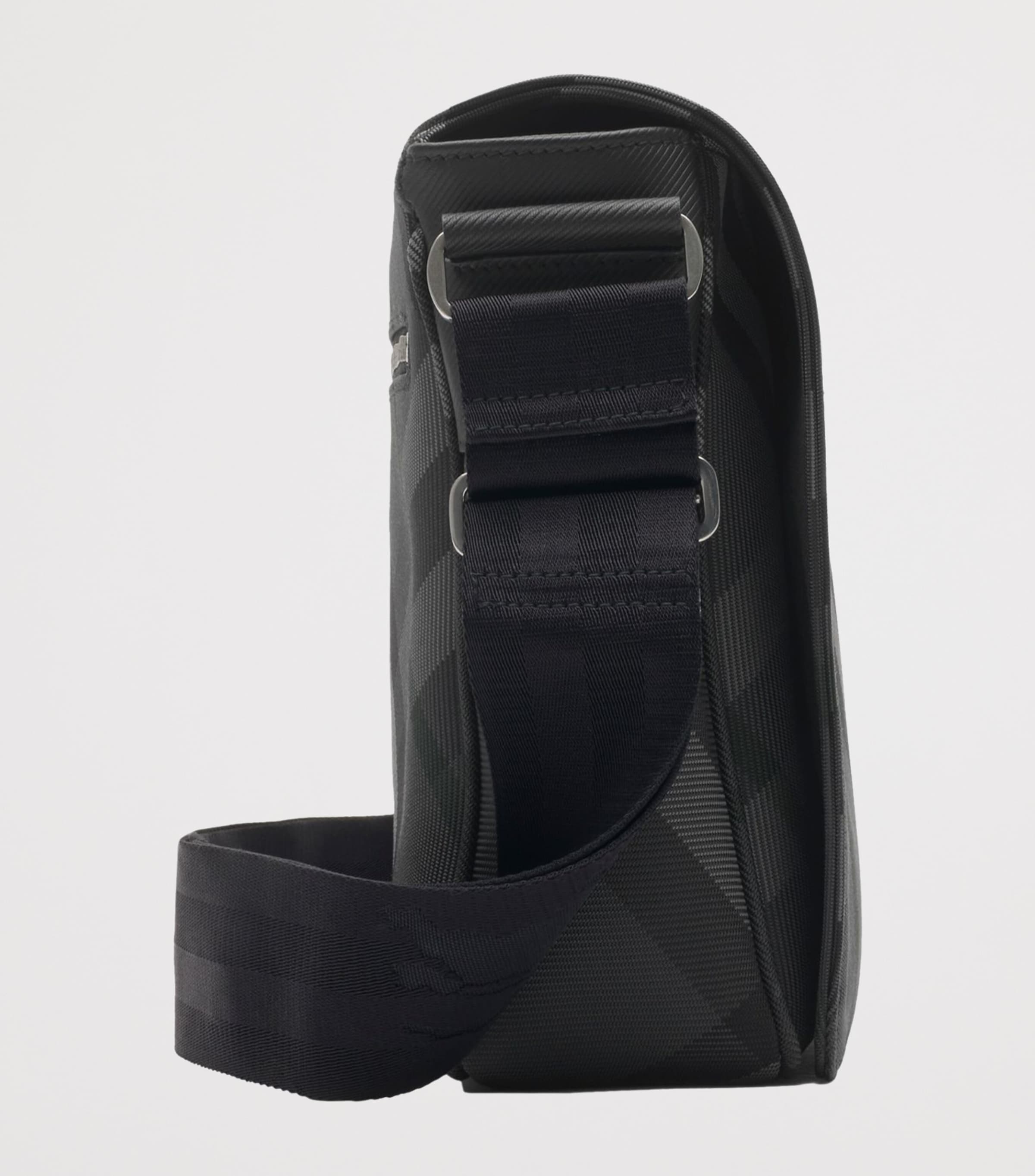 Grid Messenger Bag CHARCOAL Image 3