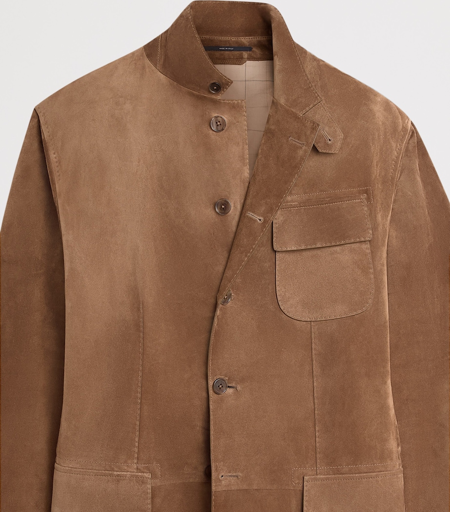 Dunhill Mens Suede Blazer Image 6
