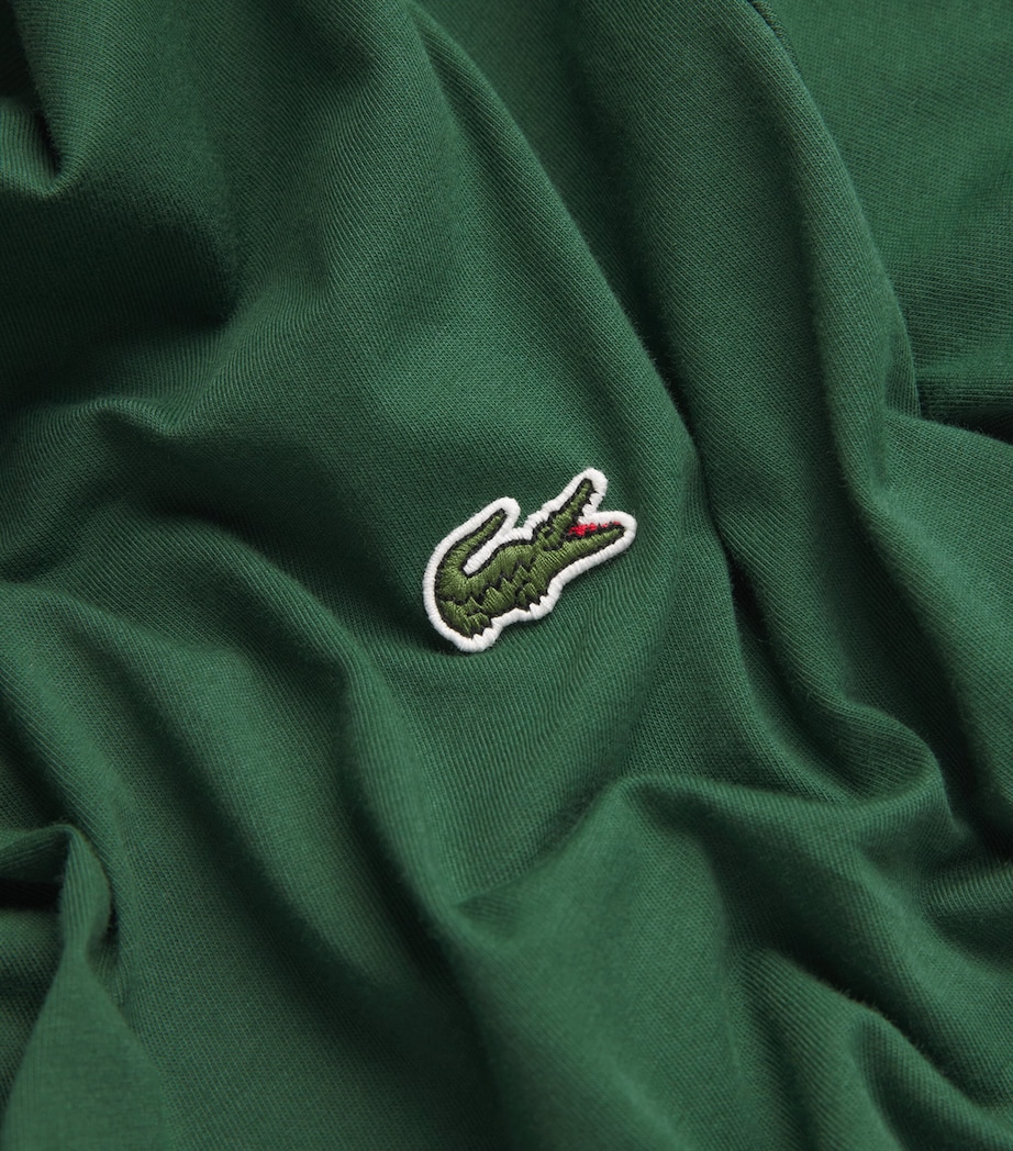 Cotton Logo T-Shirt GREEN Image 5