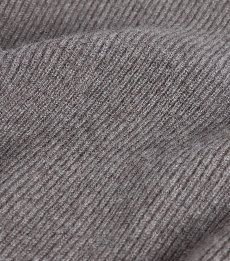 Dunhill Mens Suede-Cashmere Bomber Jacket Image 7