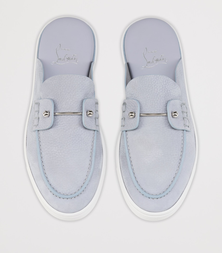 Christian Louboutin Chanme Donna Flat Leather Mules Image 5