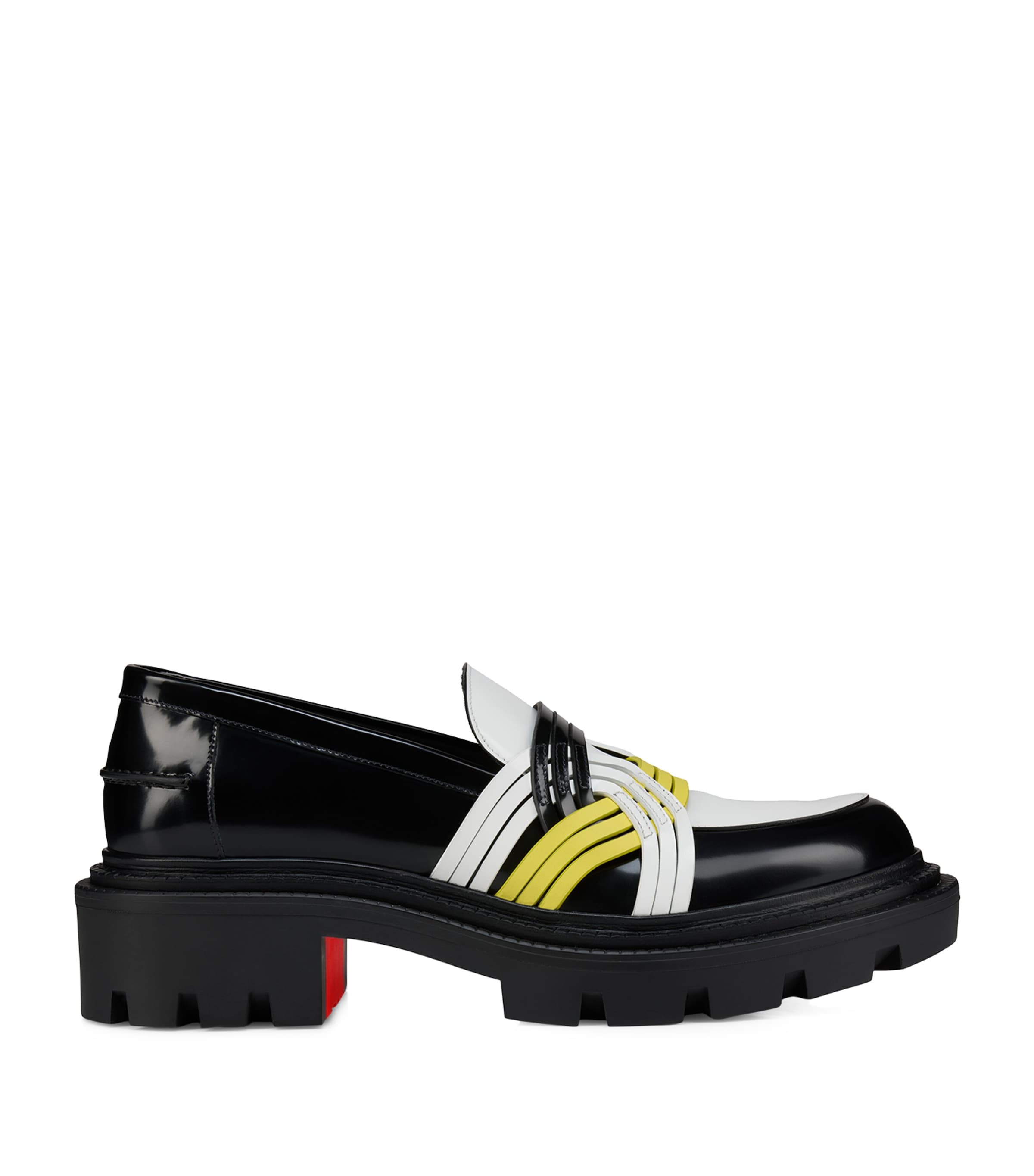 Christian Louboutin Moc College Leather Loafers