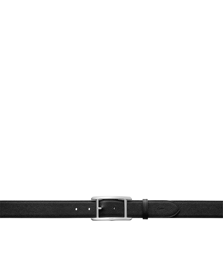 Cartier Leather Tank de Cartier Reversible Belt Black Image 3