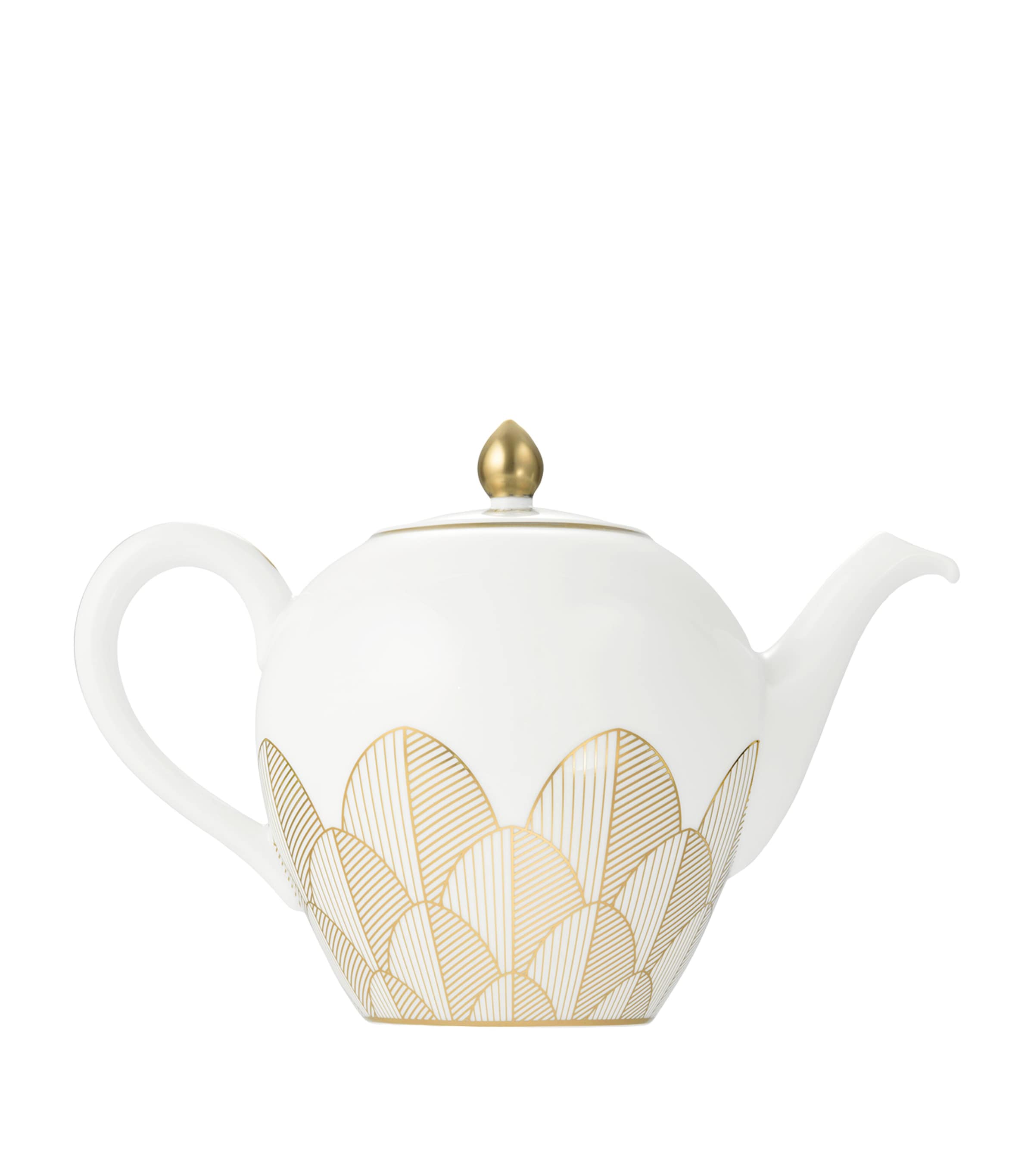 Christofle Porcelain Malmaison Teapot (1.5L) | Dining | Tableware | Teapots | Designers | Christofle