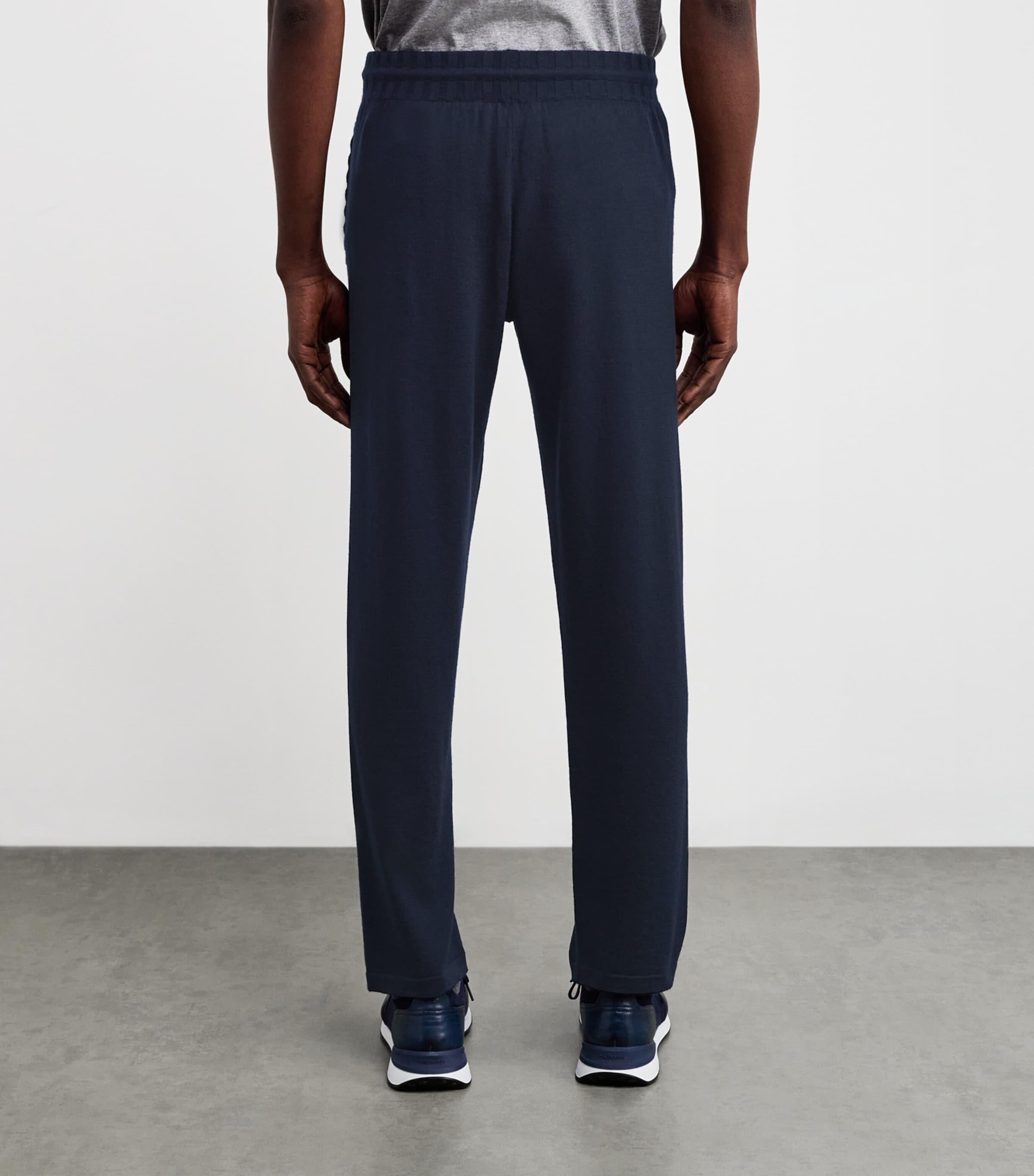 Cashmere Sweatpants D.8 + D.13-NAVY Image 4
