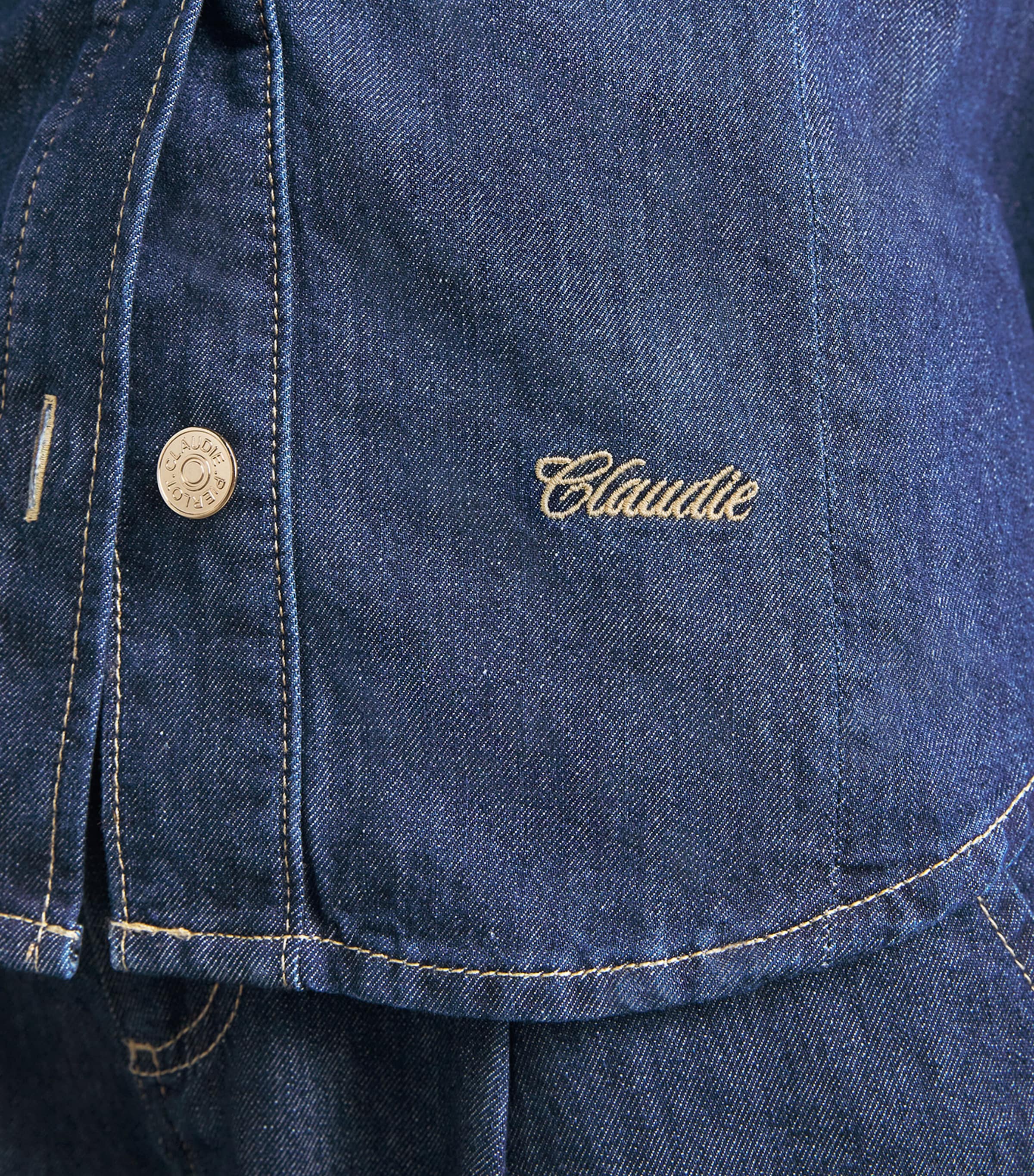 Claudie Pierlot Womens Denim Shirt Blue Denim Image 3