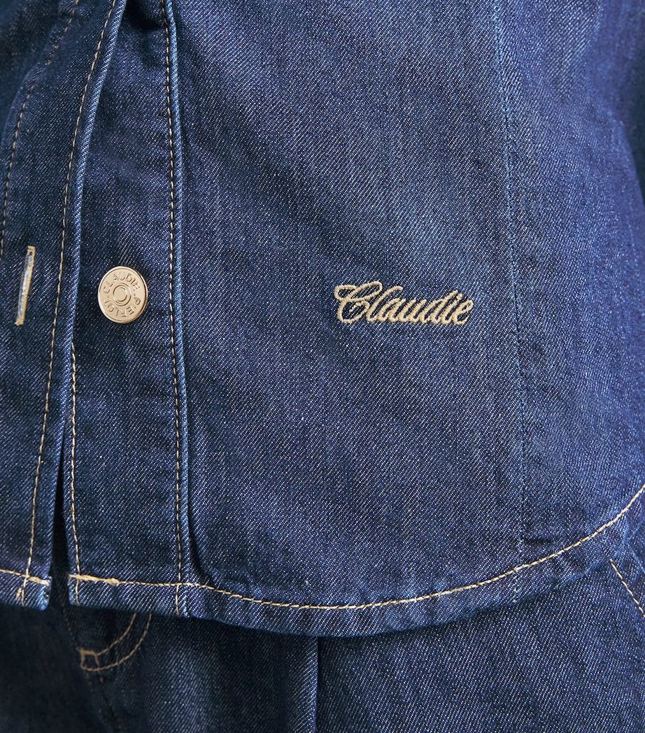 Claudie Pierlot Womens Denim Shirt Blue Denim Image 3