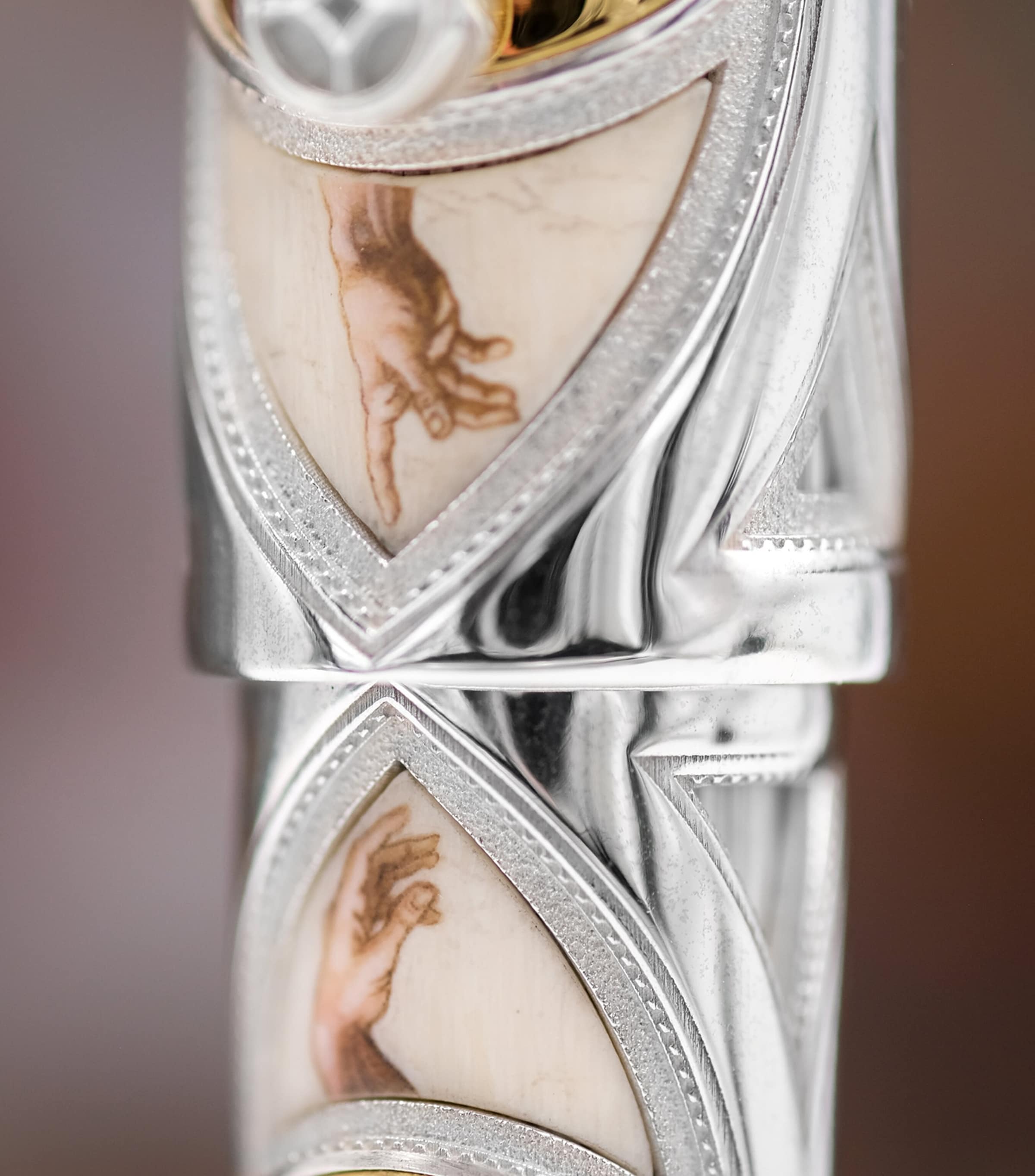 Yellow Gold Michelangelo Fountain Pen MULTI Image 5