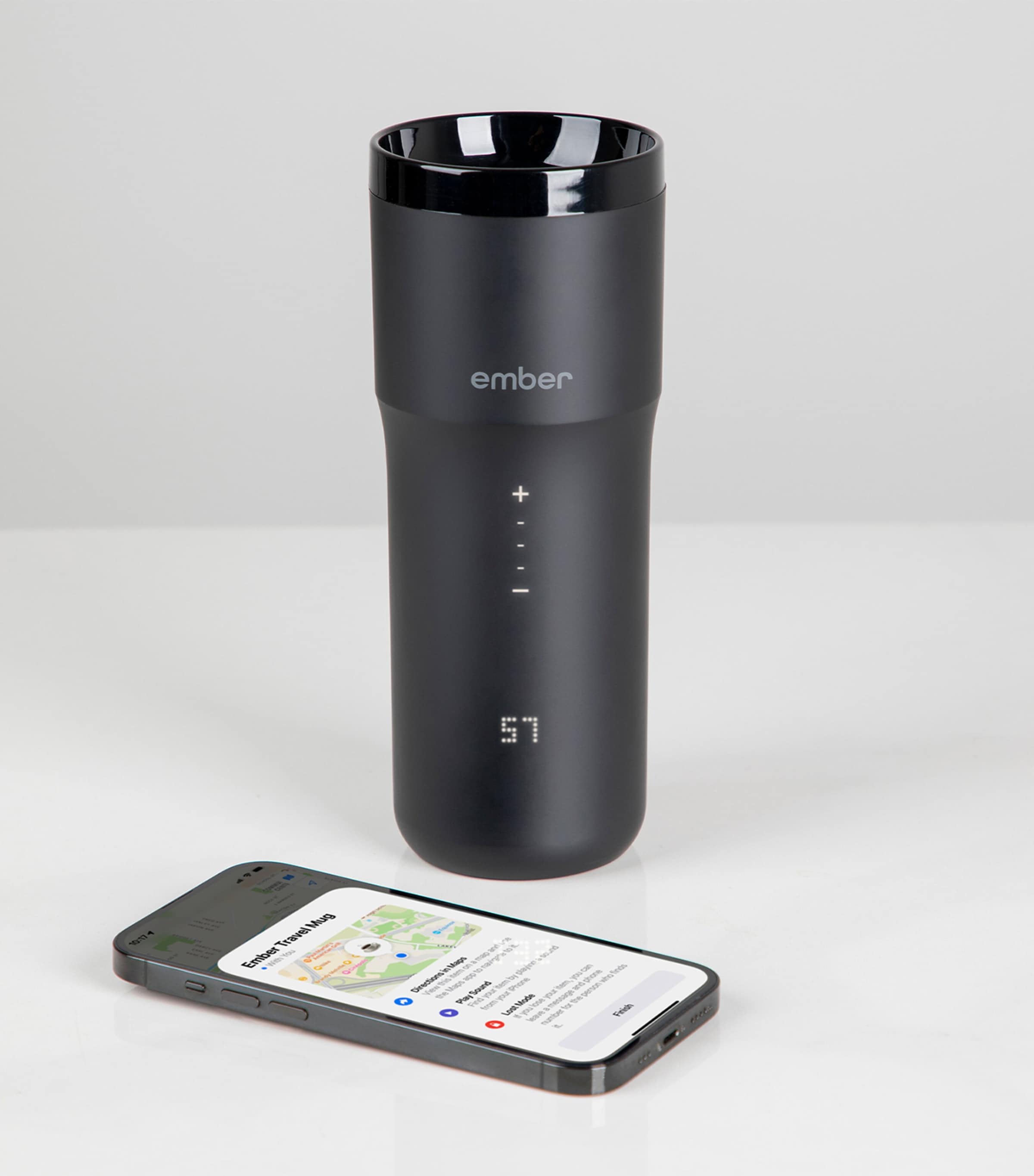 Smart Travel Mug (355ml) BLACK Image 4