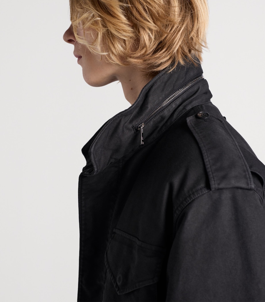Midweight Cotton-Down Field Jacket F0002 Image 3