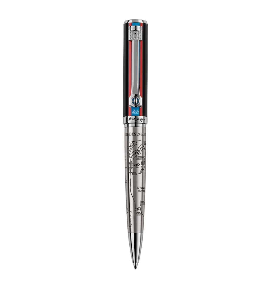 24H Le Mans Innovation Ballpoint Pen SILVER/RED Image 1