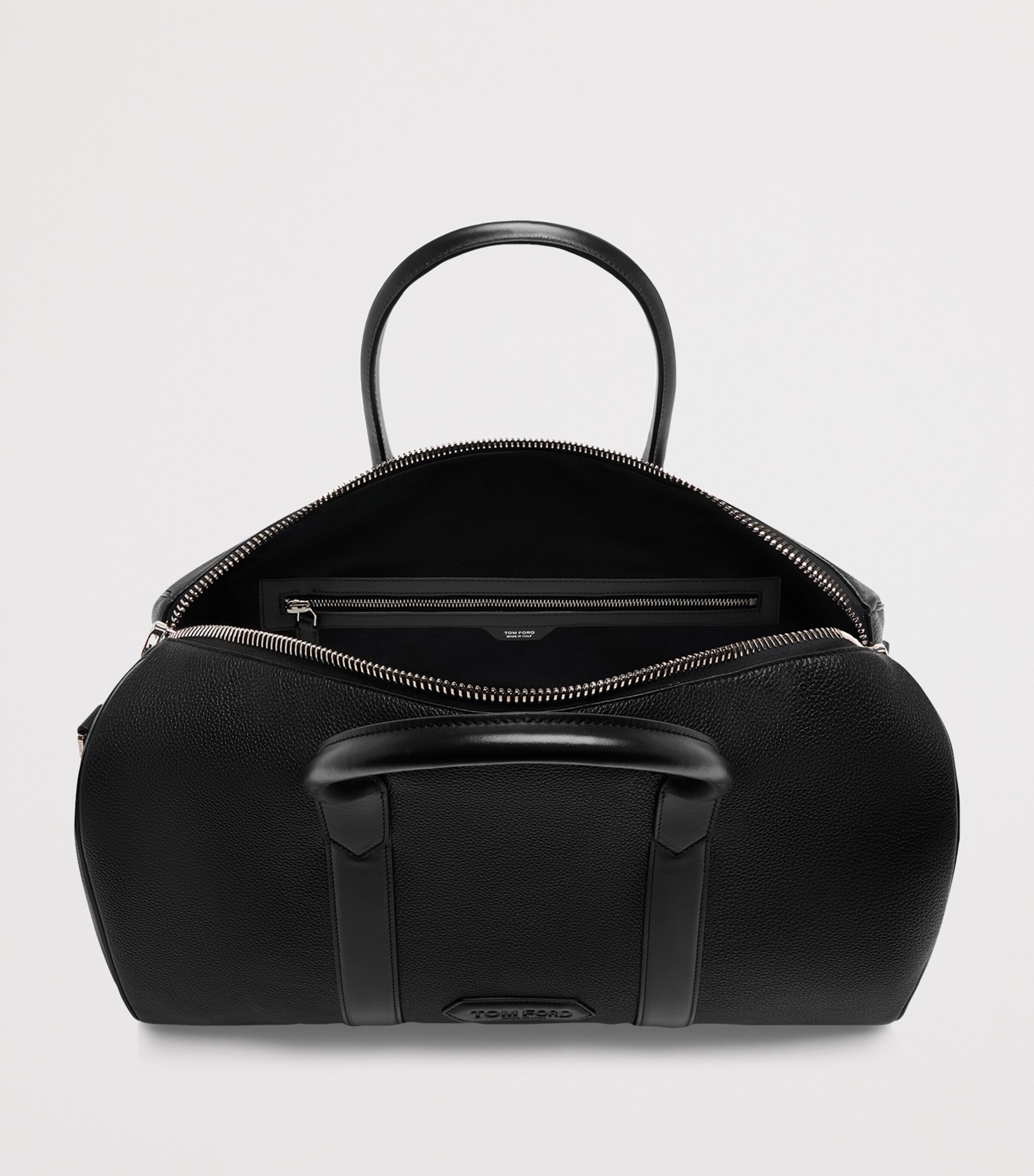 TOM FORD Black Medium Leather Duffle Bag | Harrods US