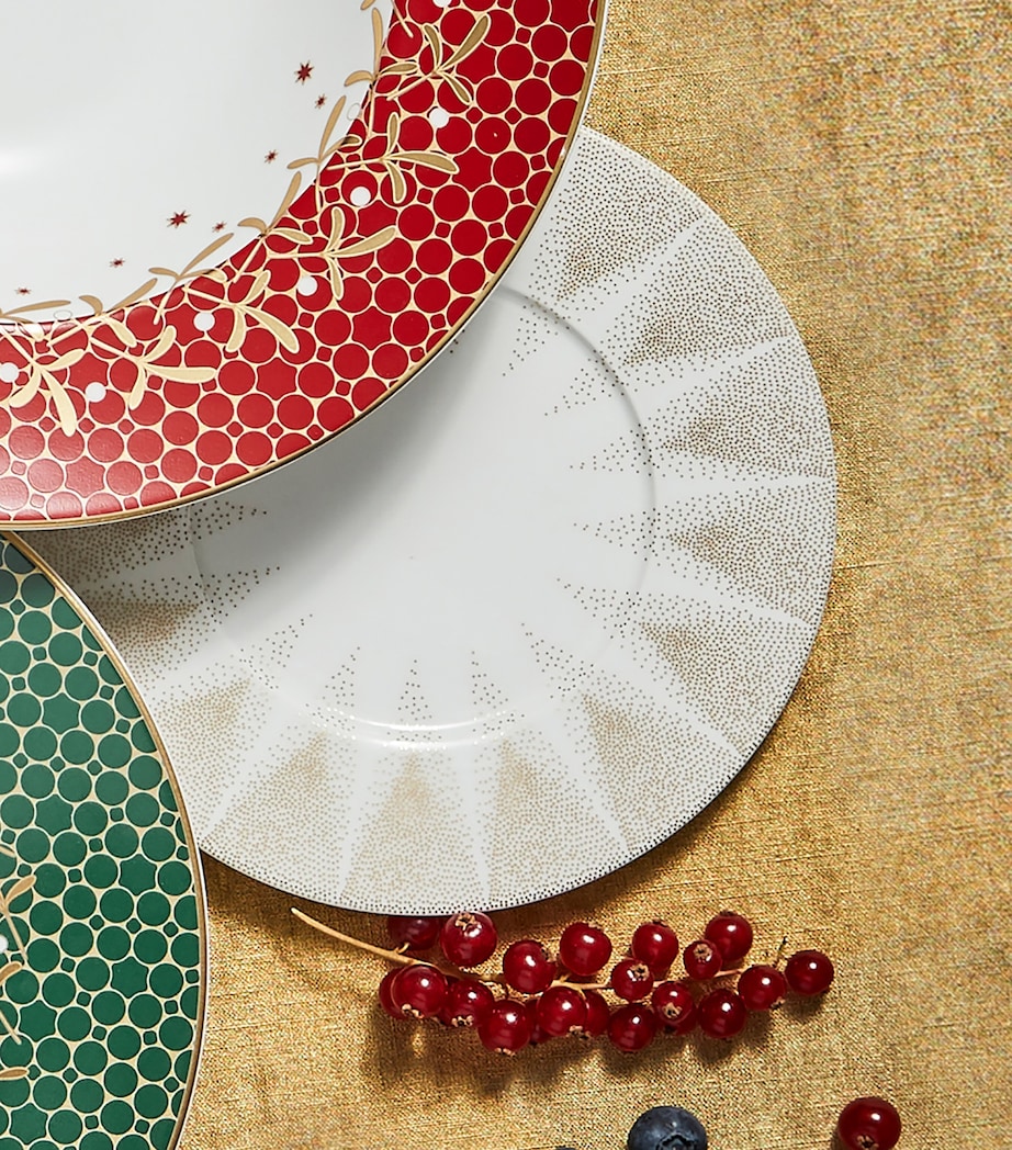 Noël Bread and Butter Plate (16cm) MULTICOLORE Image 3