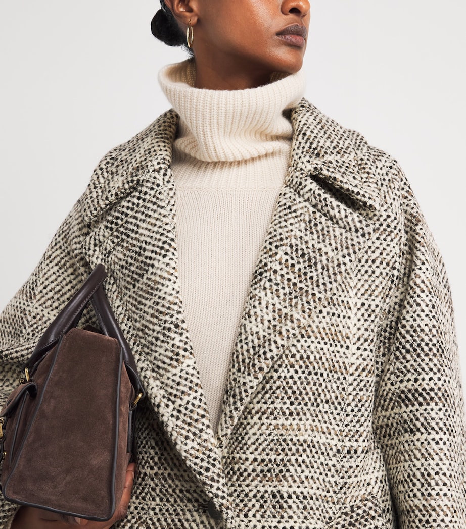 Virgin Wool-Blend Florent Coat COCOA COMBO Image 6