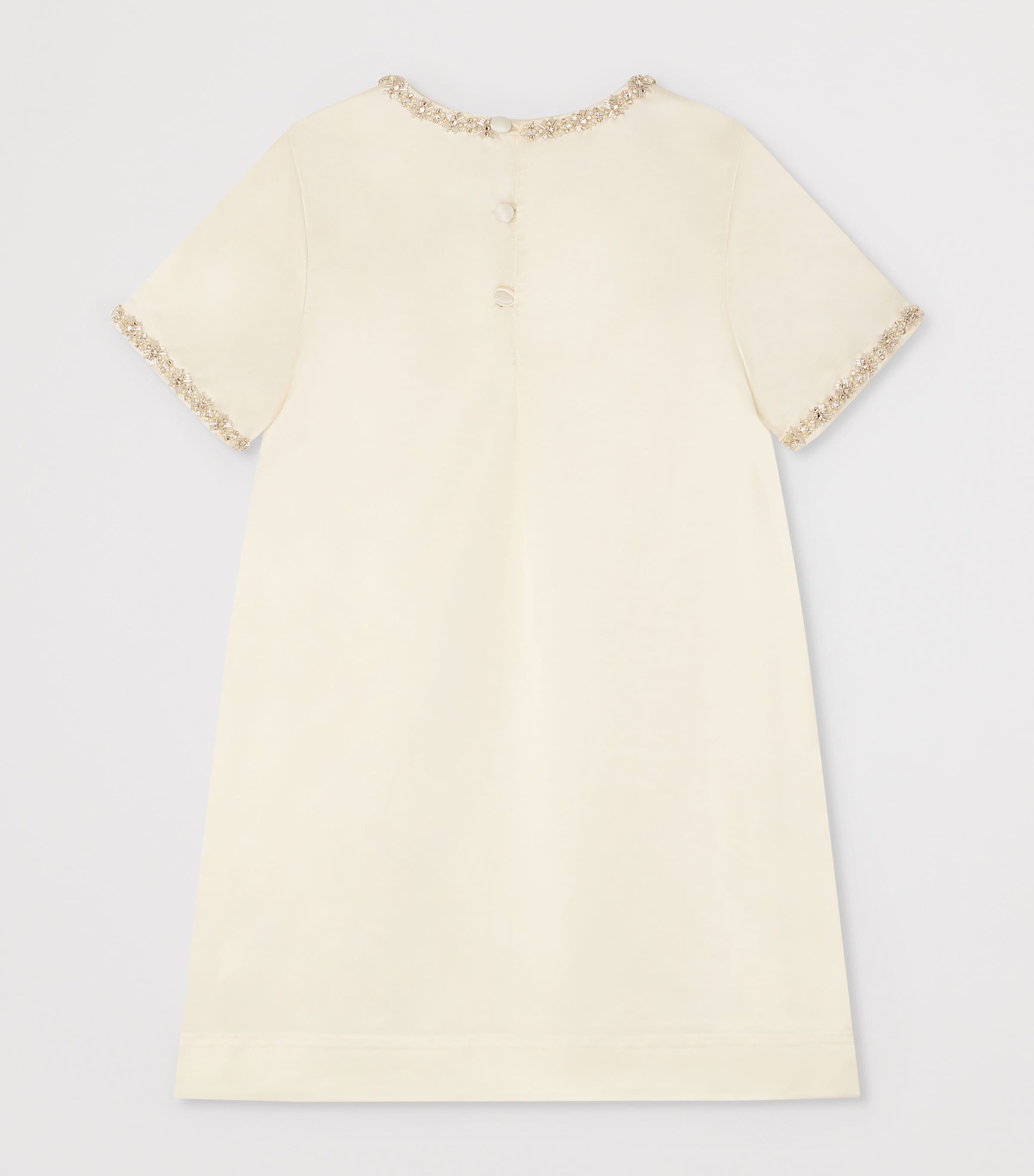 Bonpoint Cotton-Blend Lanelle Dress (10-14 Years) Upb Ivoire Image 2