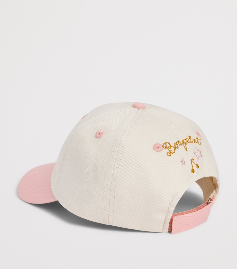 Bonpoint Embroidered Cap Ivoire Image 2
