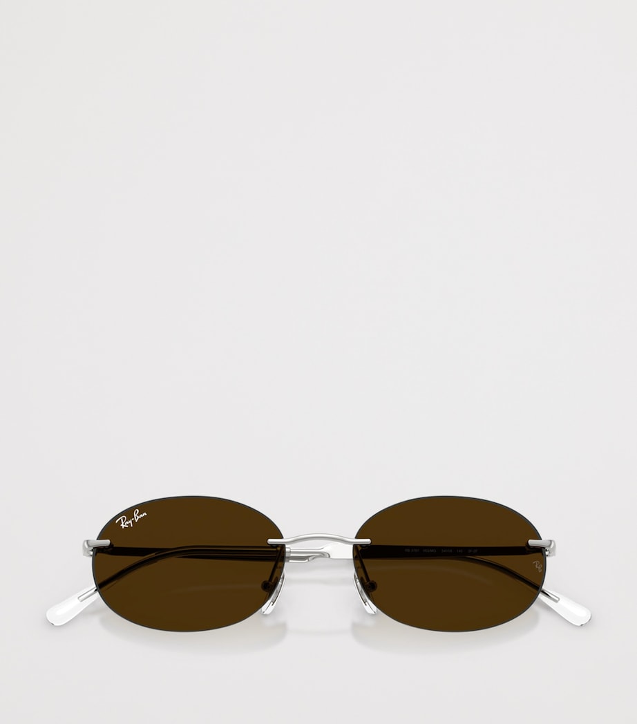 Ray-Ban RB3767 Metal Oval Sunglasses Image 6