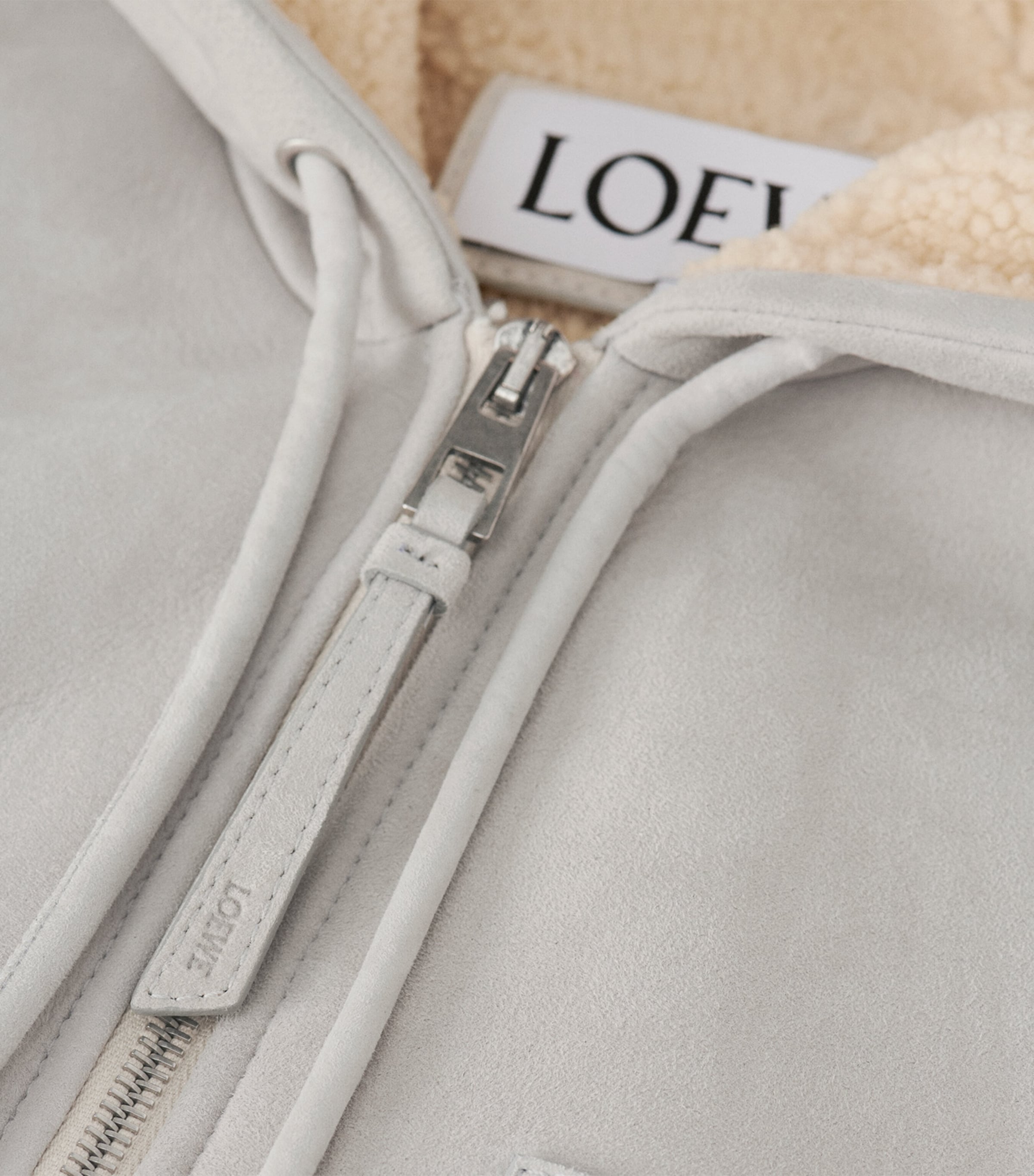 Lambskin Gilet LIGHT GREY MELANGE Image 7