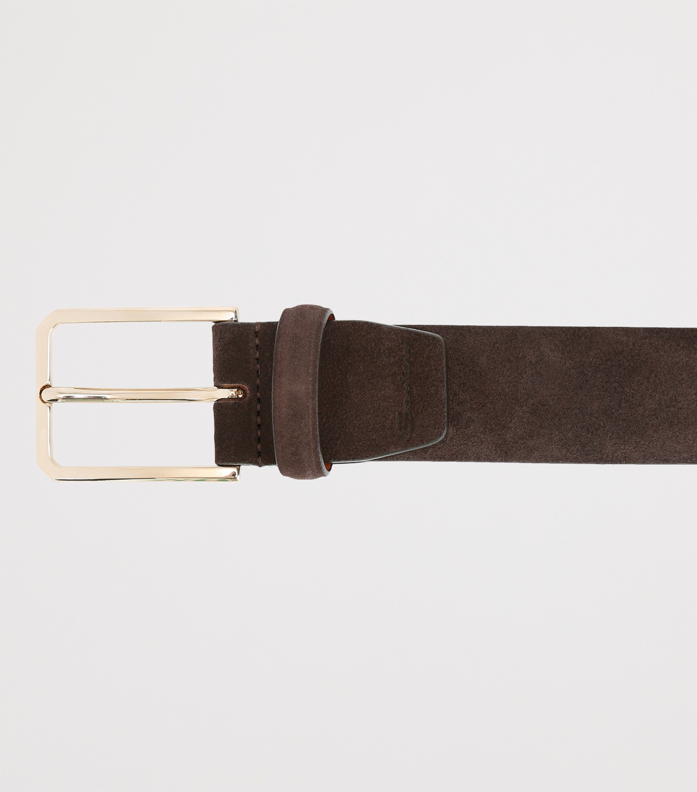 Suede Belt BROWN Image 2