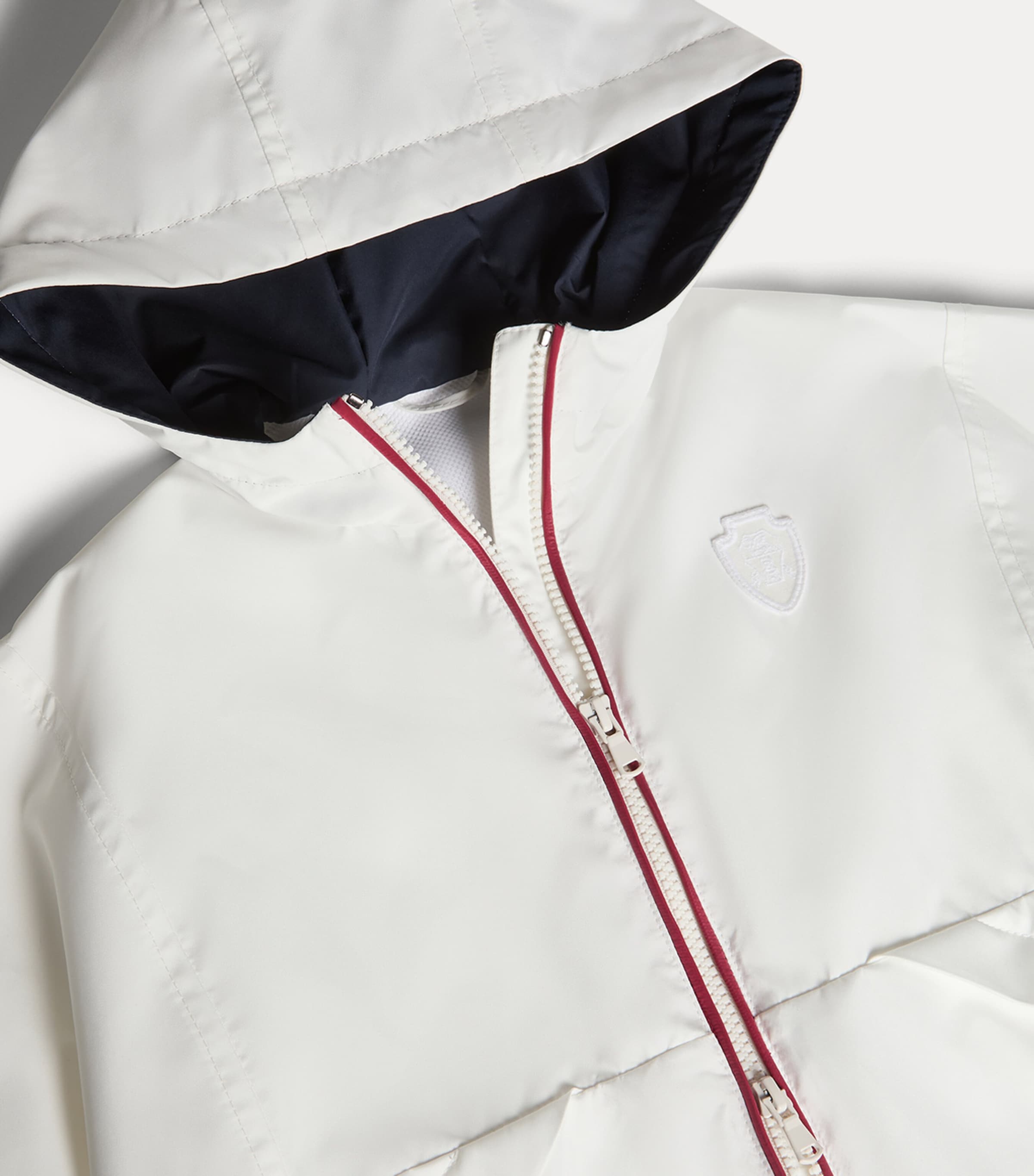 Brunello Cucinelli Kids Hooded Zip-Up Jacket (4-6 Years) Image 3