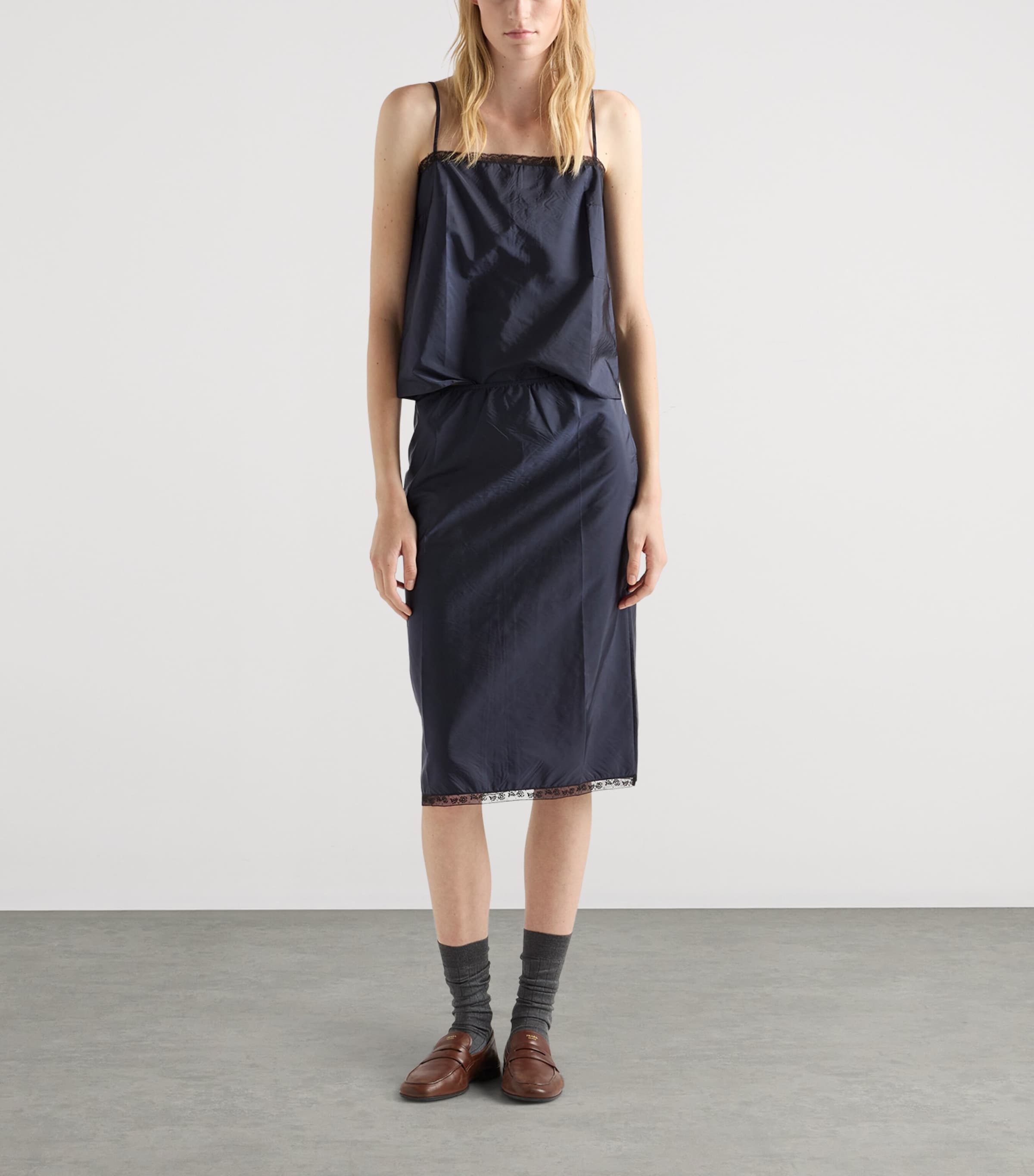 Re-Nylon Pencil Skirt F0V41 Image 2