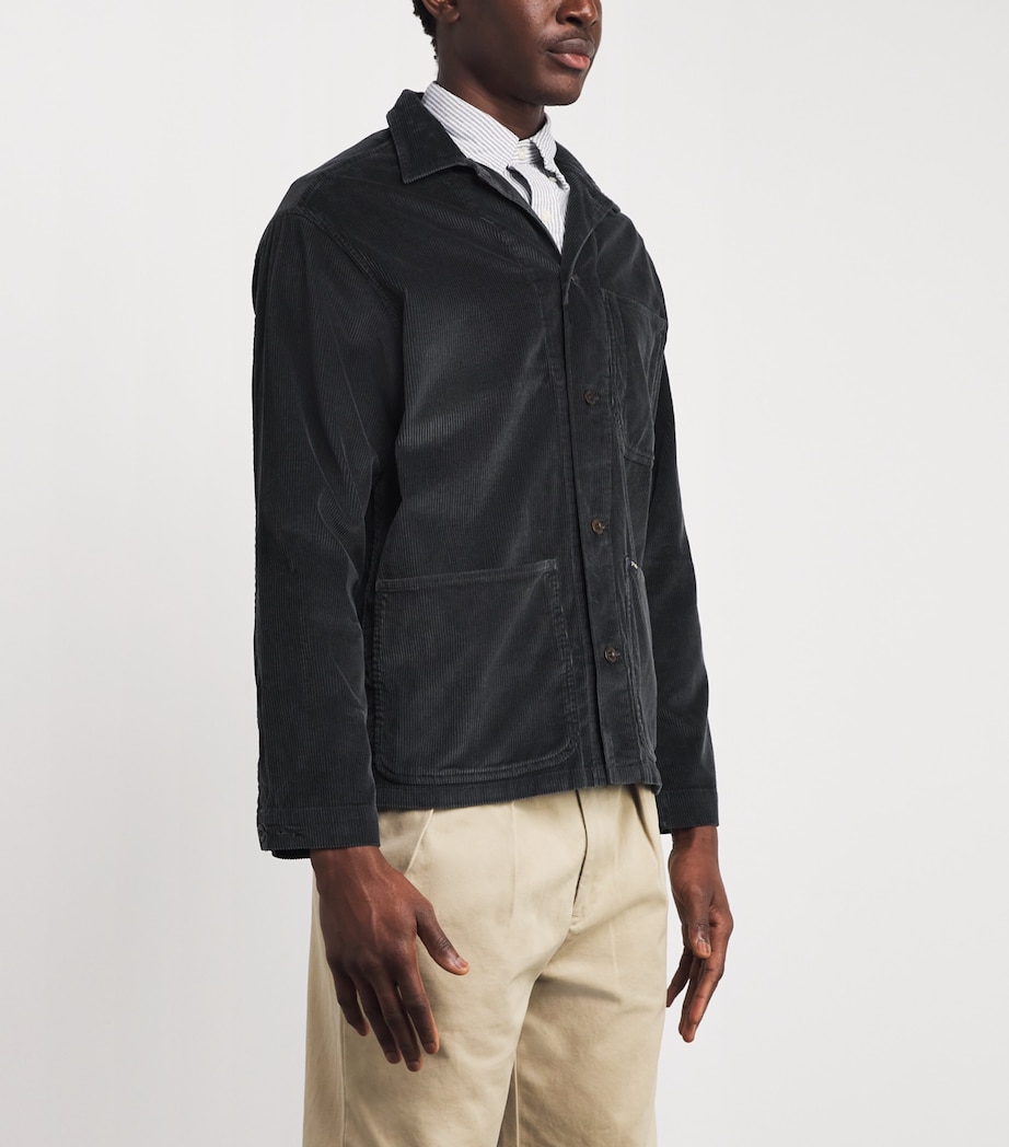 Corduroy Overshirt GREY Image 3