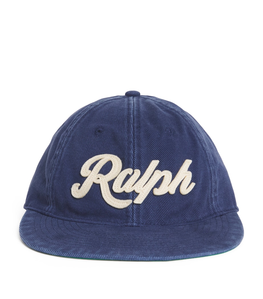 Polo Ralph Lauren Cotton Twill 'Ralph' Appliqué Cap Navy Image 1