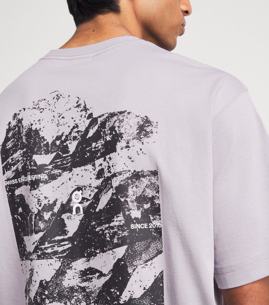 On Mens Club Collective-T Geo T-Shirt Ore Image 3