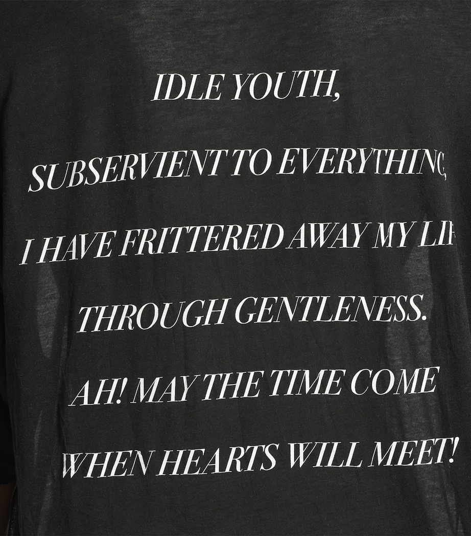 Balenciaga Mens Graphic Print T-Shirt Image 6