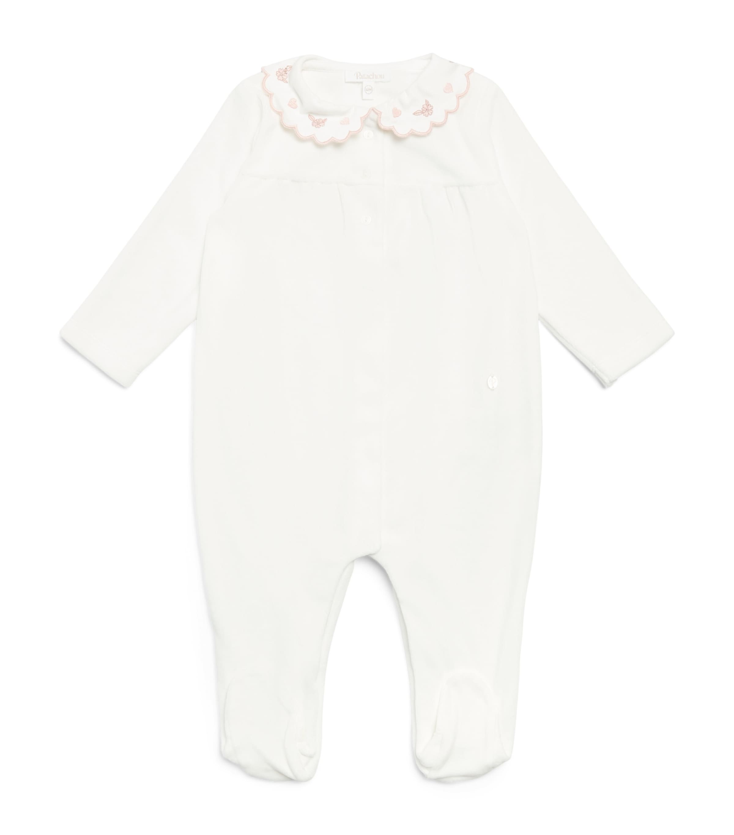 Patachou Embroidered-Collar All-in-One (0-24 Months) Image 1