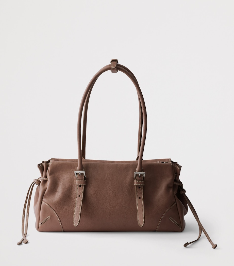 Prada Medium Leather Bonnie Shoulder Bag Image 4