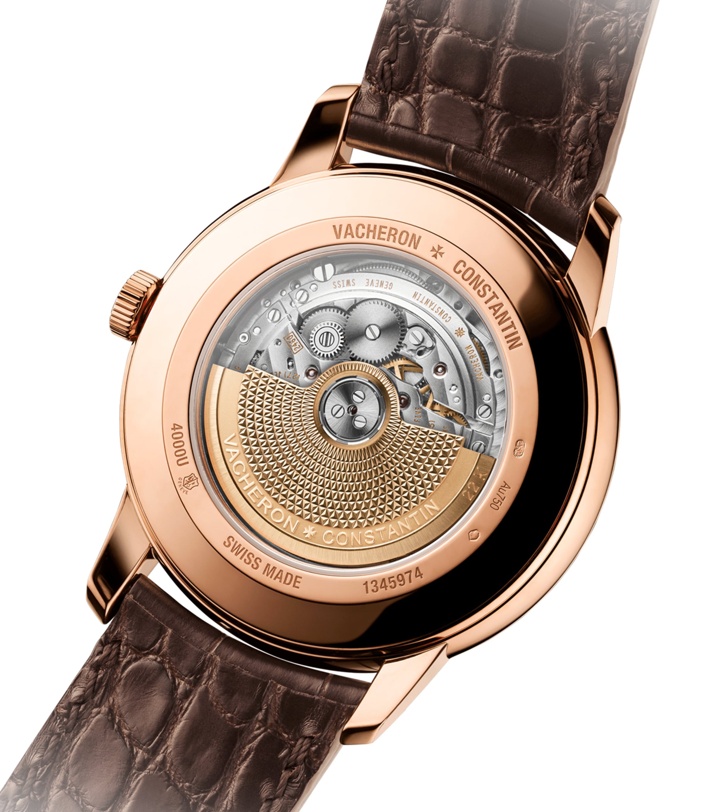 Rose Gold Patrimony Retrograde Day-Date Watch 42.5mm PINK GOLD Image 3