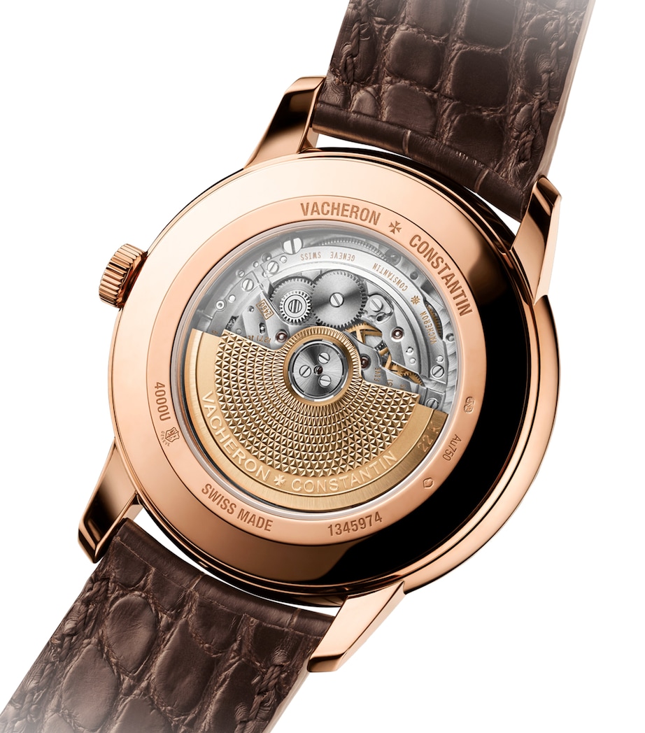 Rose Gold Patrimony Retrograde Day-Date Watch 42.5mm PINK GOLD Image 3