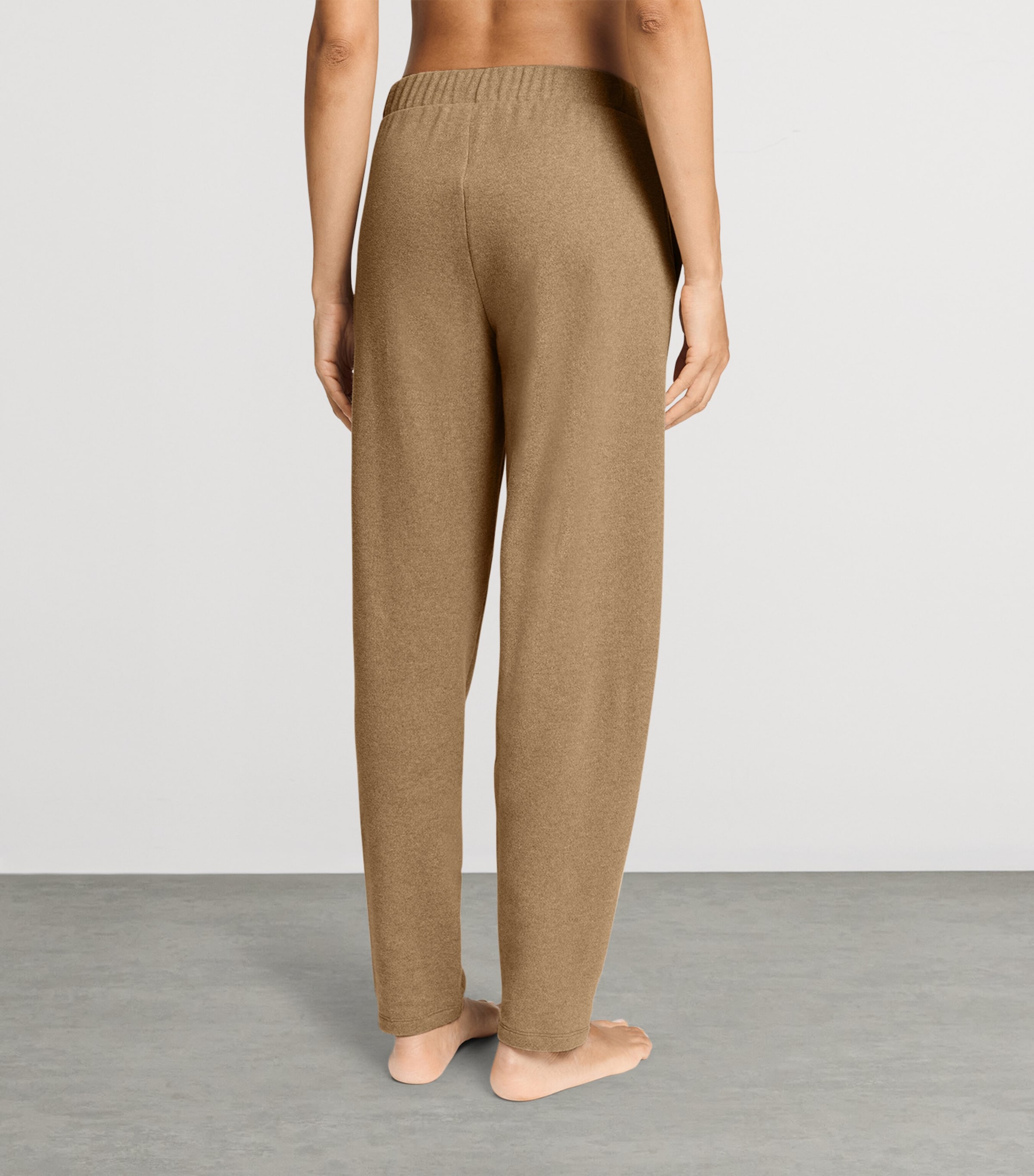 Hanro Womens Cotton-Blend Easy Wear Trousers Desert Clay Image 5