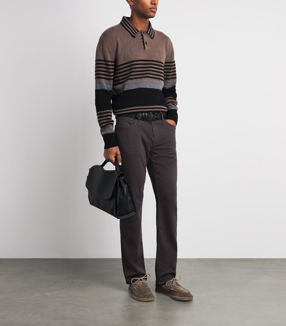 PAIGE Mens Normandie Straight Jeans Deep Chocolate Image 2