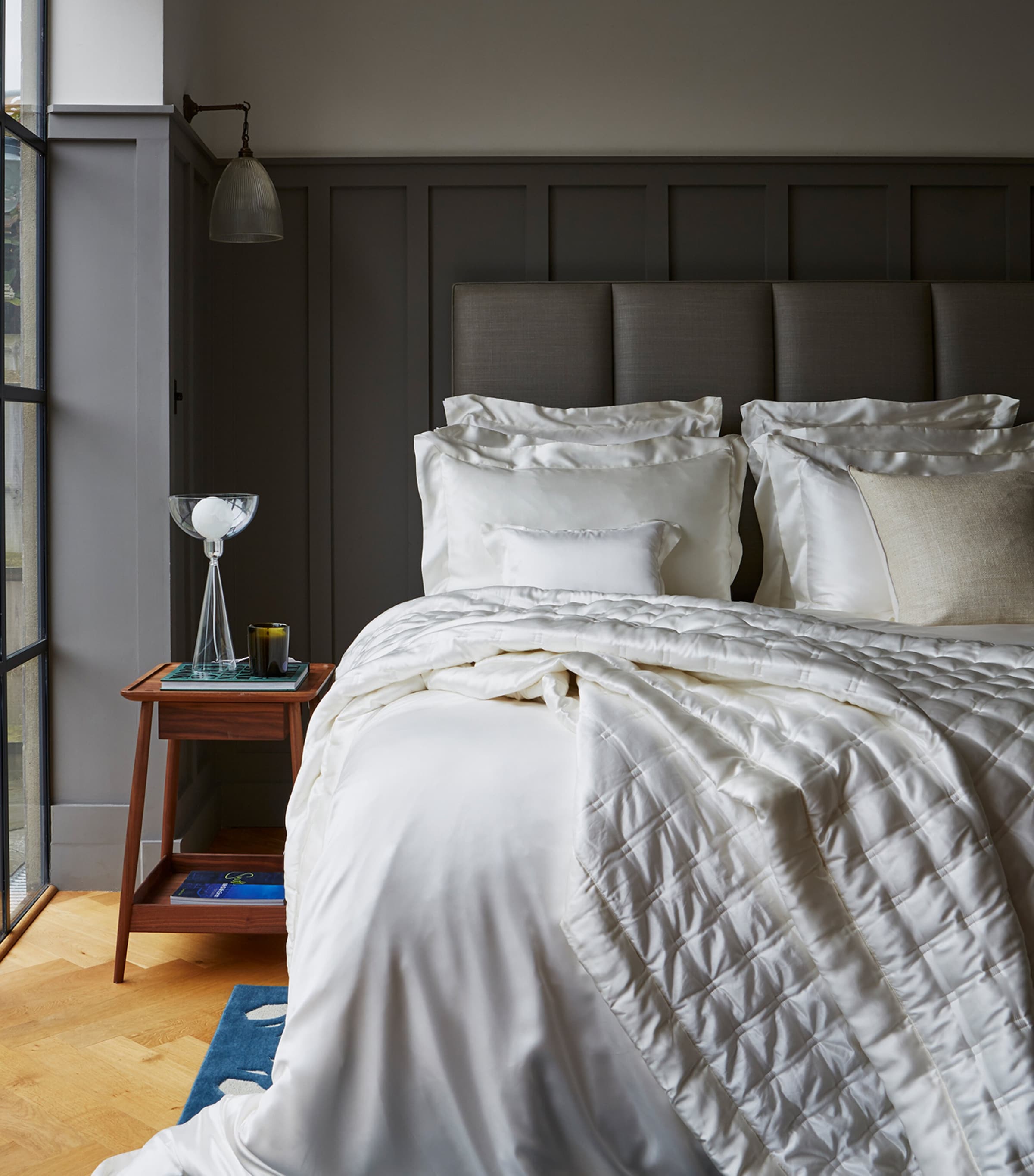 Silk Boudoir Pillowcase (30cm x 40cm) IVORY Image 3