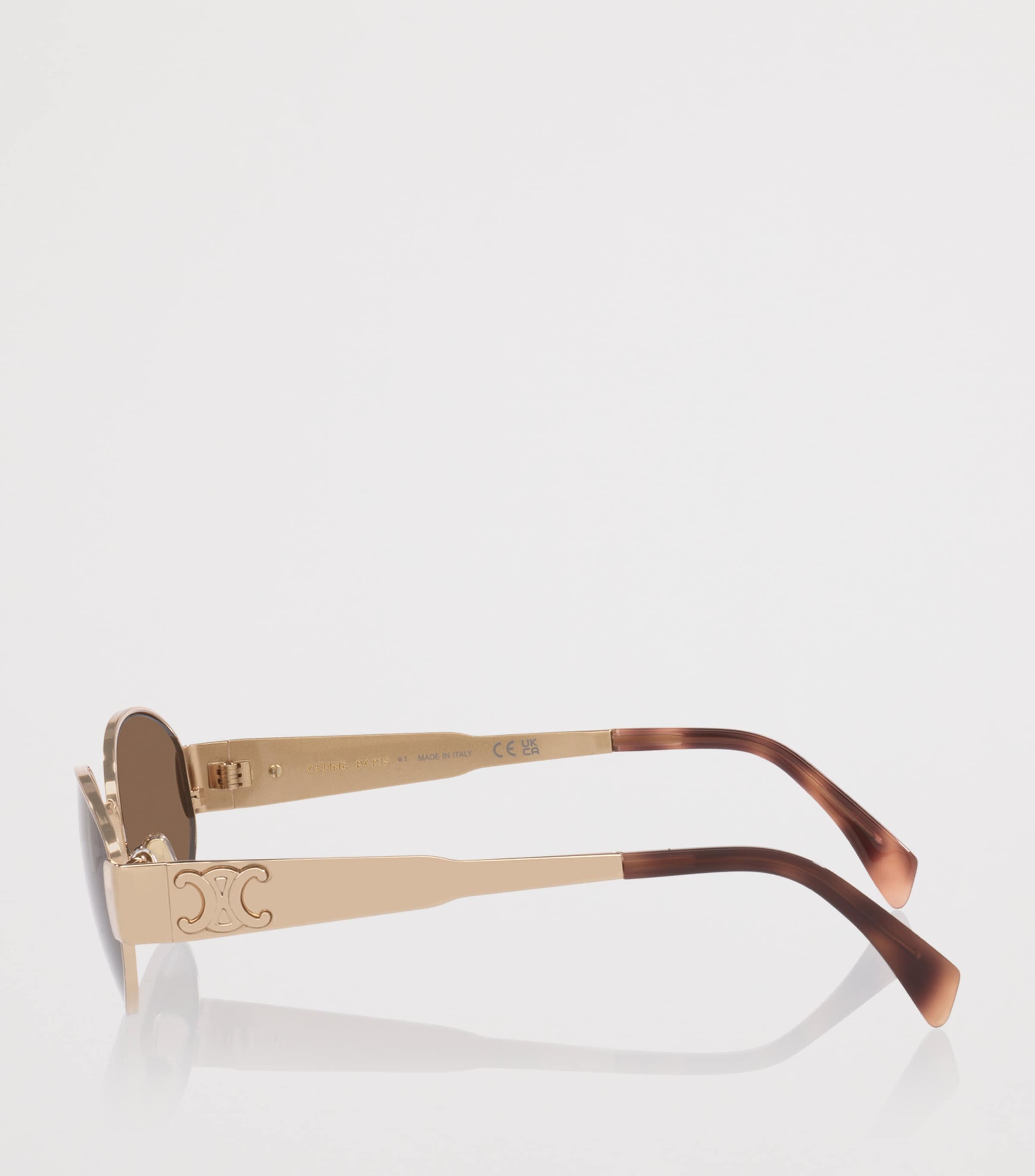 Celine Metal Triomphe CL40235U Oval Sunglasses Image 3