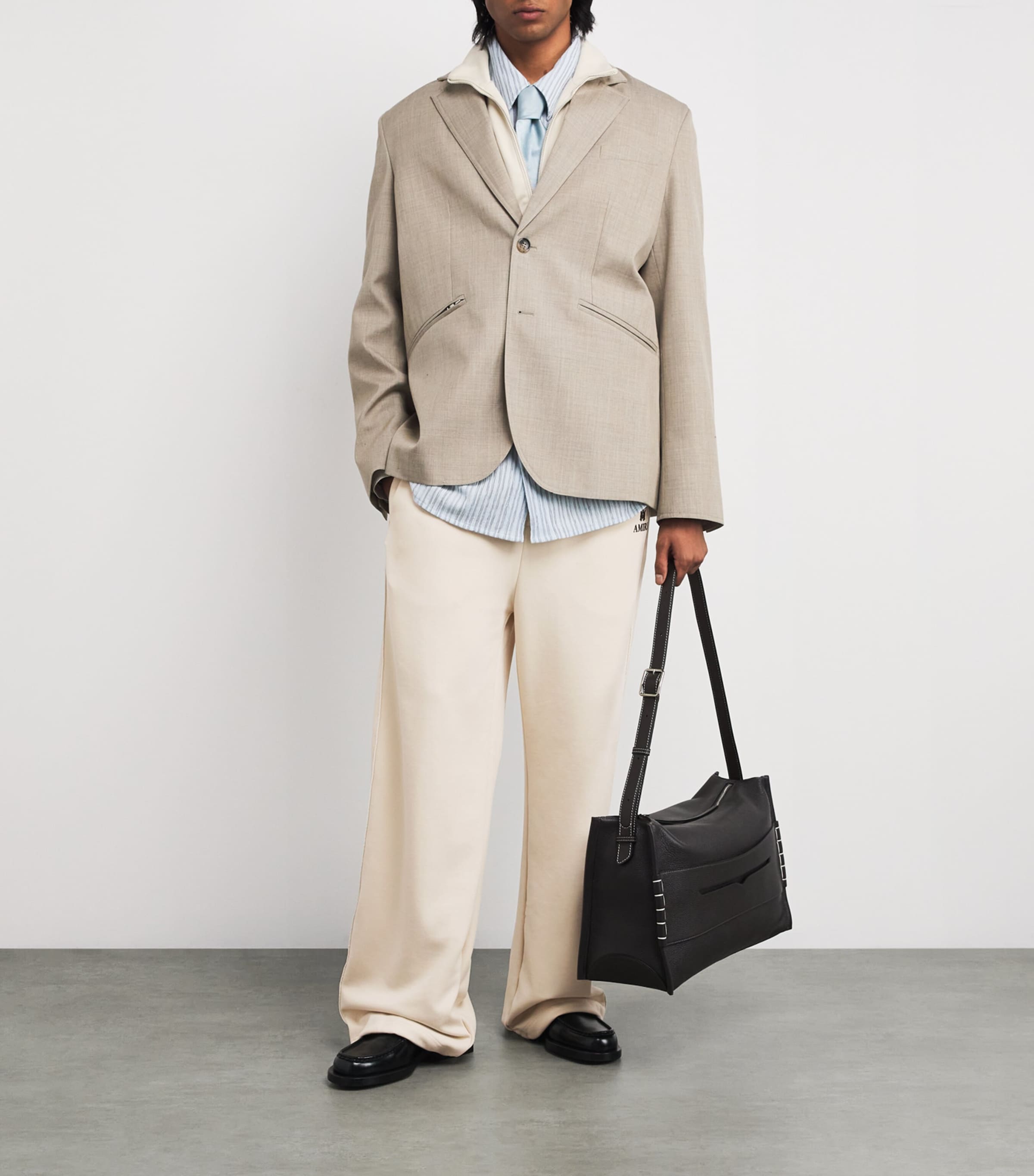 Cotton Logo Relaxed Sweatpants ALABASTER Image 2