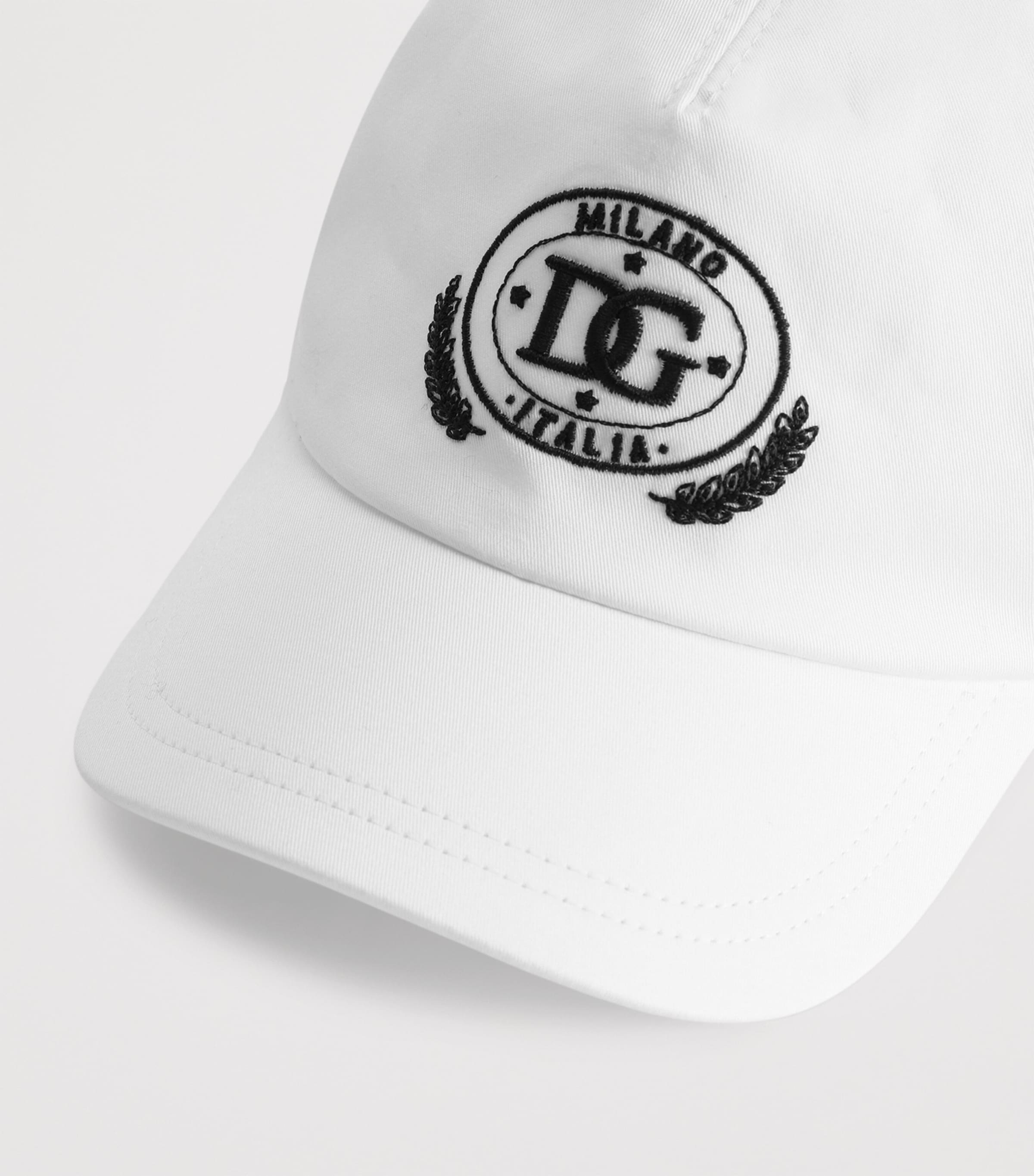 Cotton Logo Baseball Cap W0800-OPTICAL WHITE Image 3